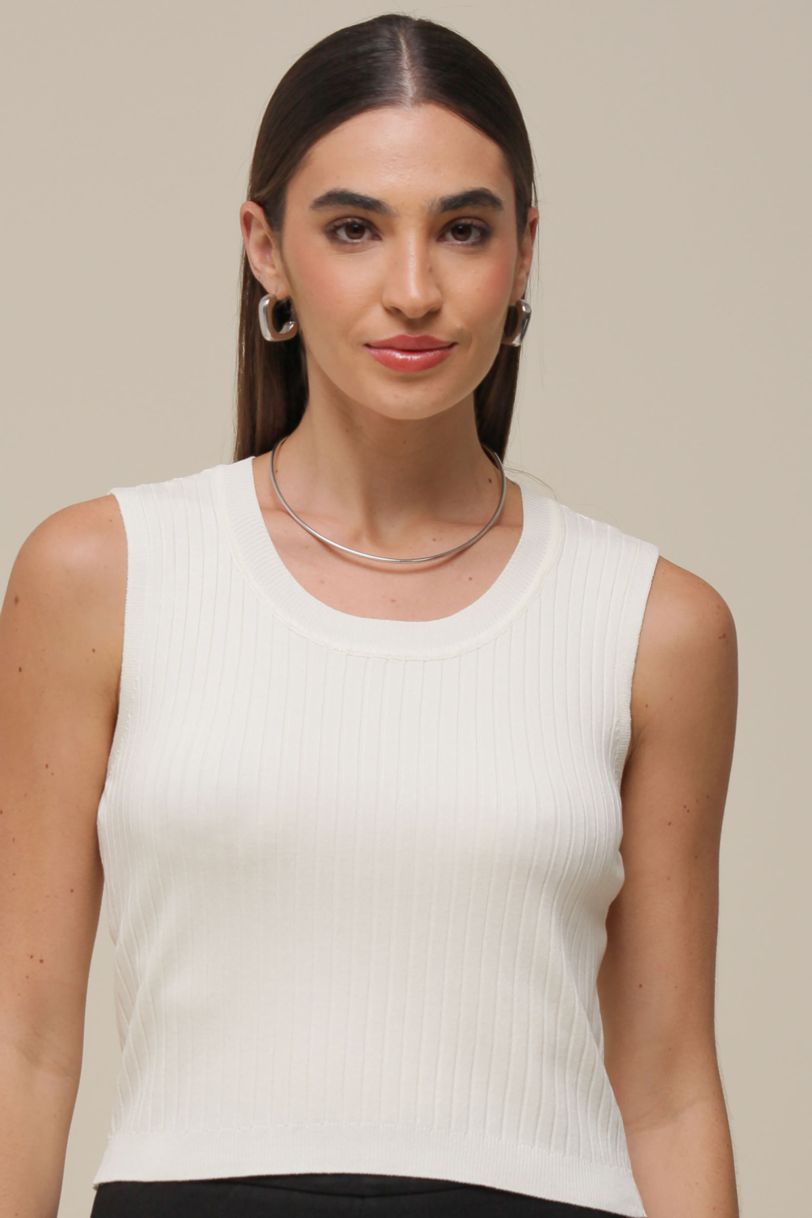 9036476 - Regata Cropped Tricô AREIA 9036476 - Regata Cropped Tricô AREIA