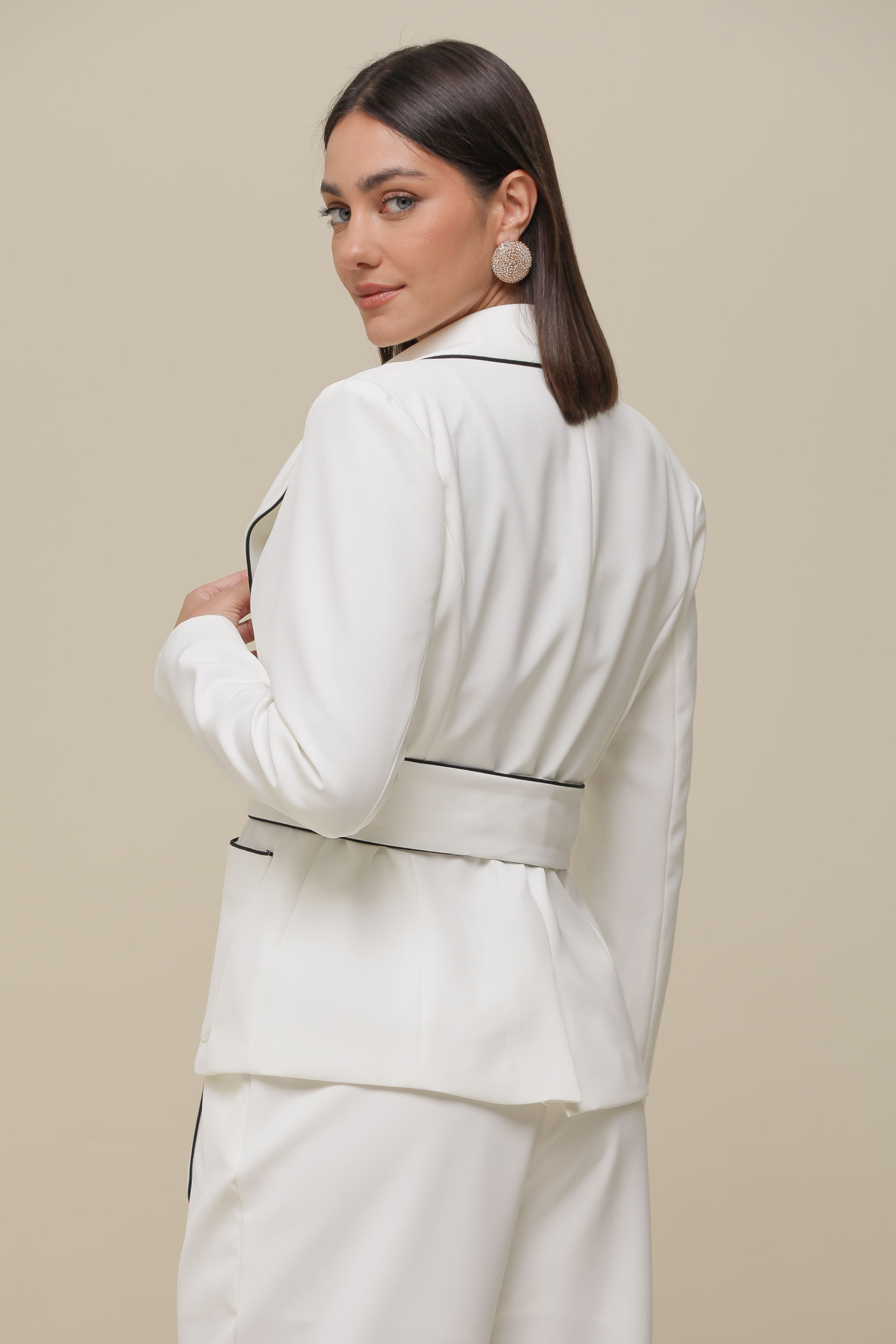 9036250 - Blazer Alfaiataria Vivos OFF-WHITE 9036250 - Blazer Alfaiataria Vivos OFF-WHITE