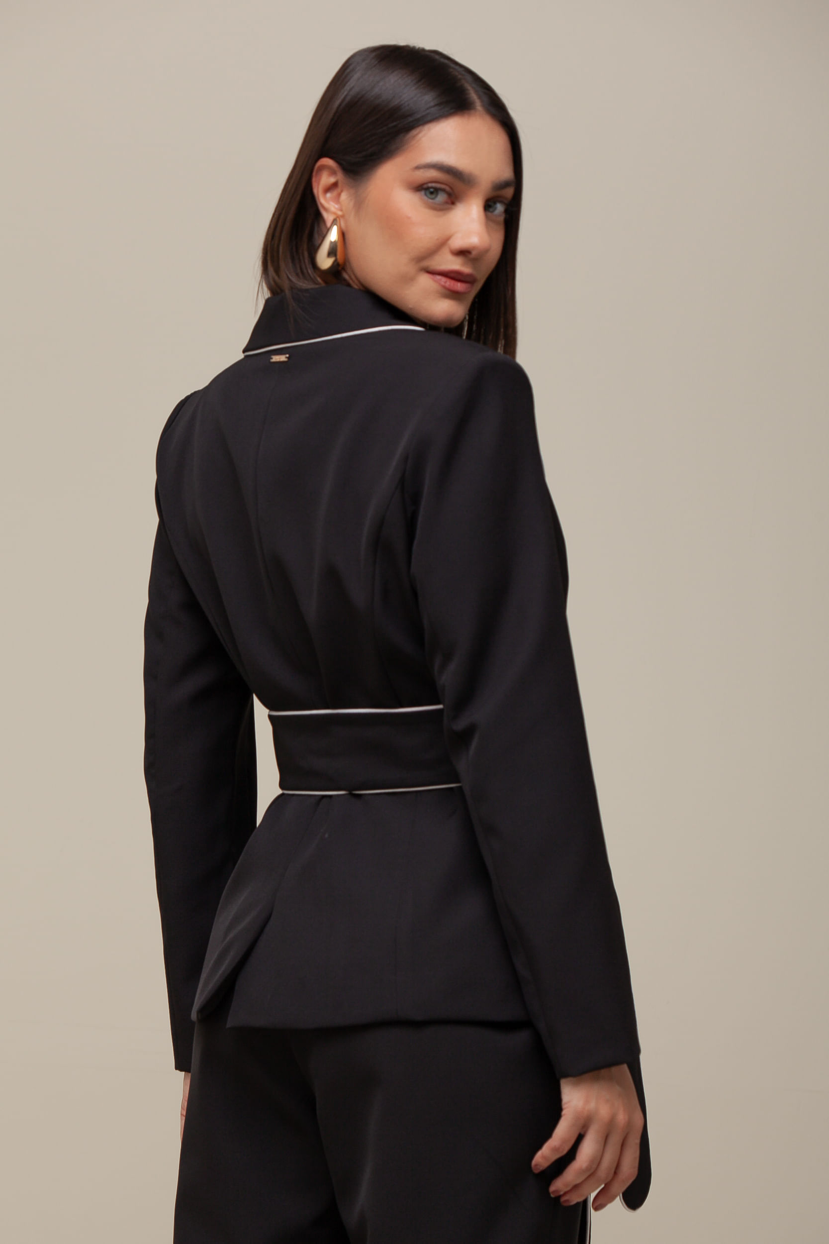 9036250 - Blazer Alfaiataria Vivos PRETO 9036250 - Blazer Alfaiataria Vivos PRETO