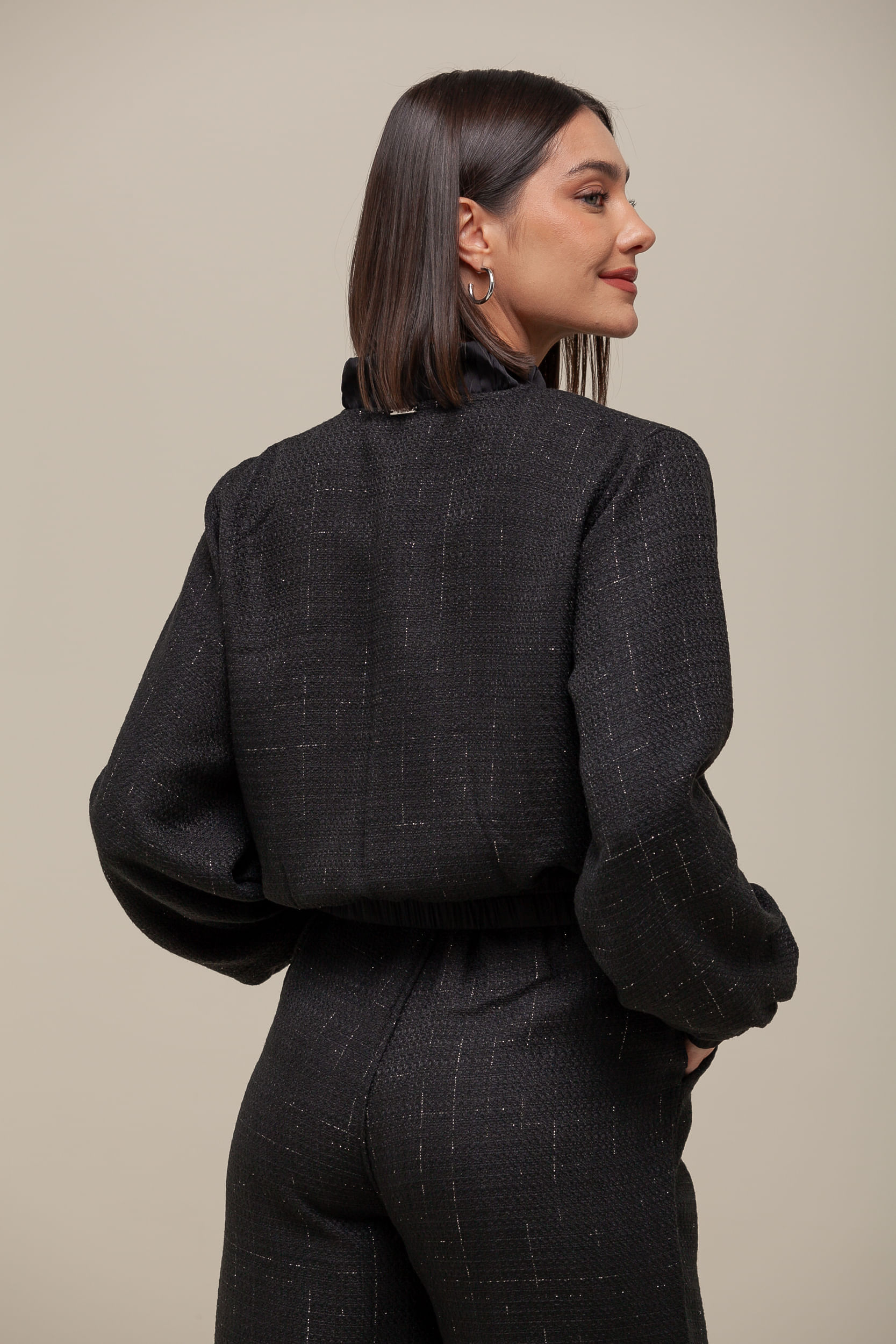 9036511 - Casaqueto Tweed PRETO 9036511 - Casaqueto Tweed PRETO