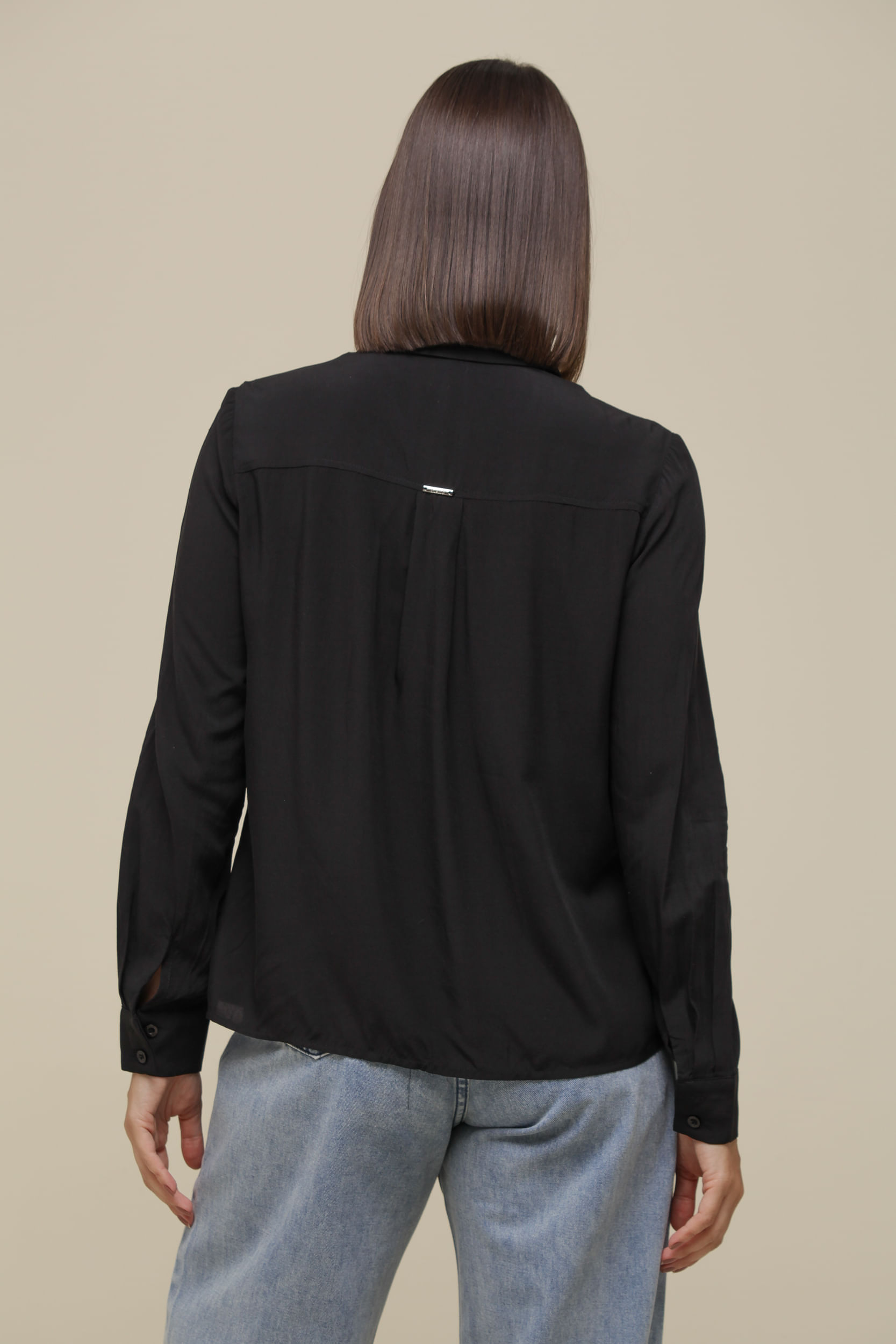 9036603 - Camisa Social Básica PRETO 9036603 - Camisa Social Básica PRETO