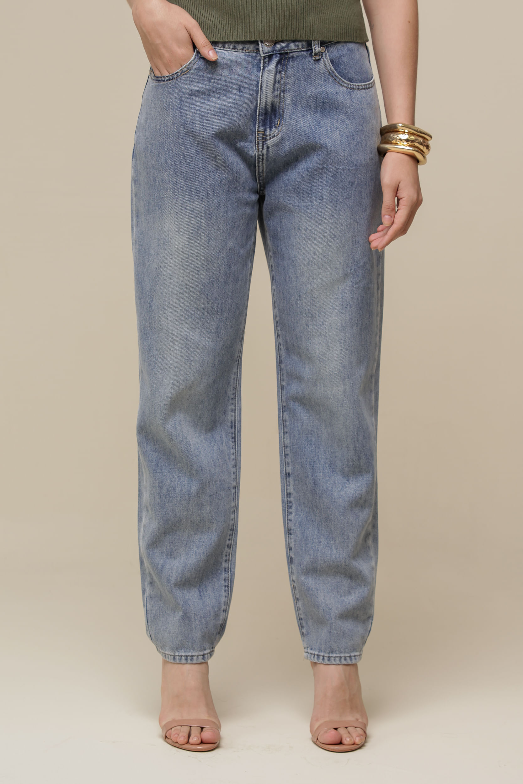 9036559 - Calça Jeans Reta Básica JEANS 9036559 - Calça Jeans Reta Básica JEANS