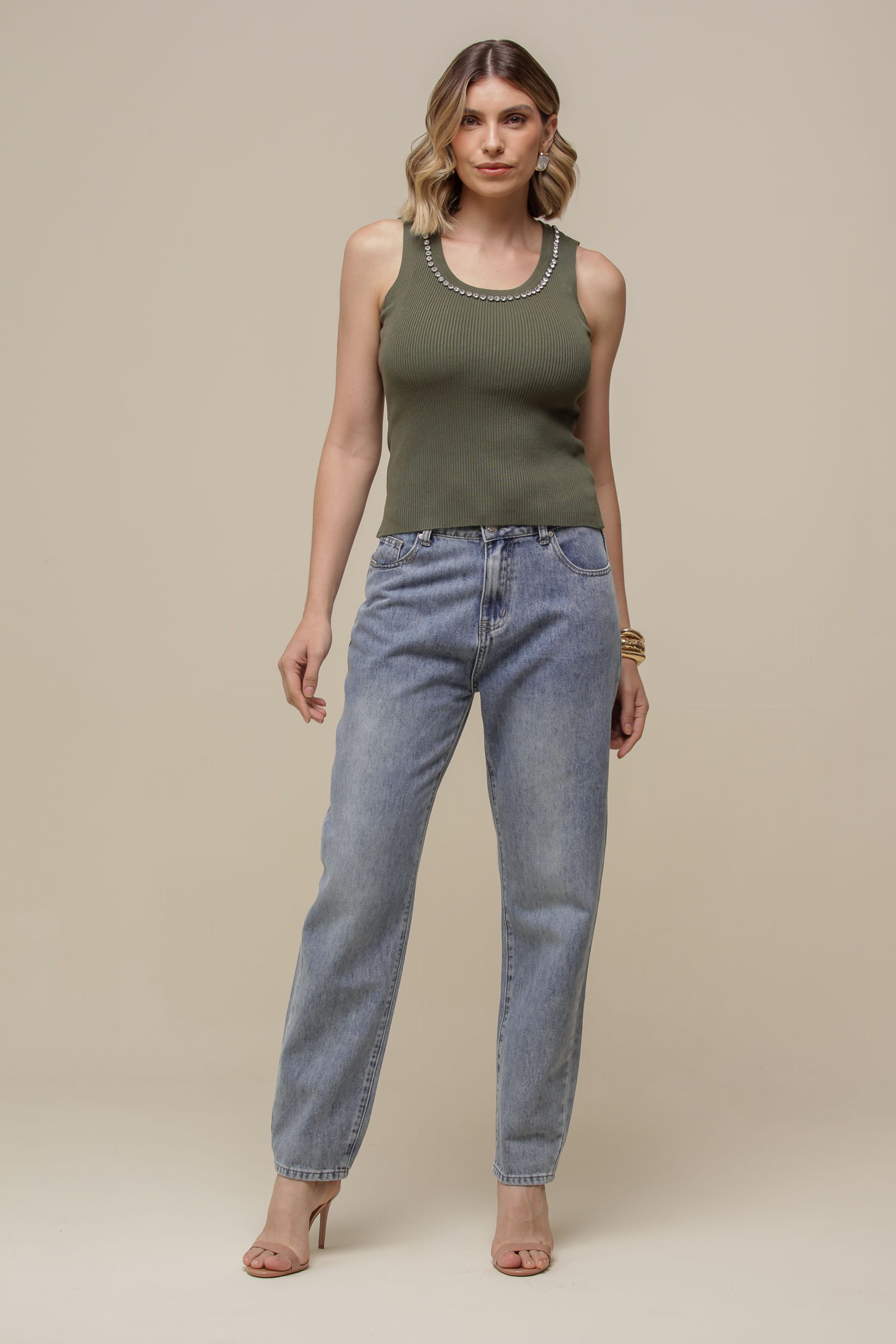 9036559 - Calça Jeans Reta Básica JEANS 9036559 - Calça Jeans Reta Básica JEANS
