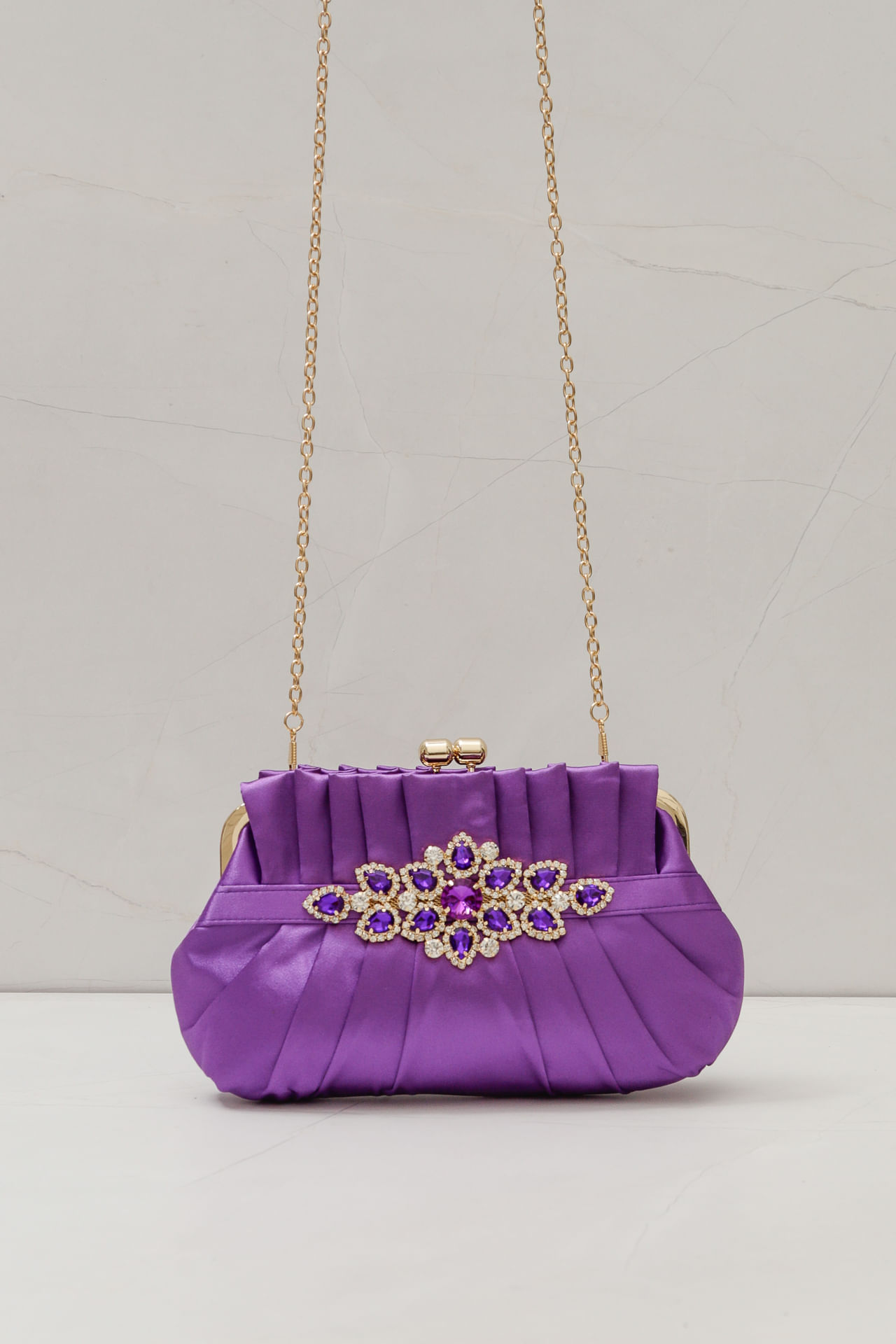 9035841 - Bolsa Clutch Super Luxo ROXO 9035841 - Bolsa Clutch Super Luxo ROXO - Imagem 1