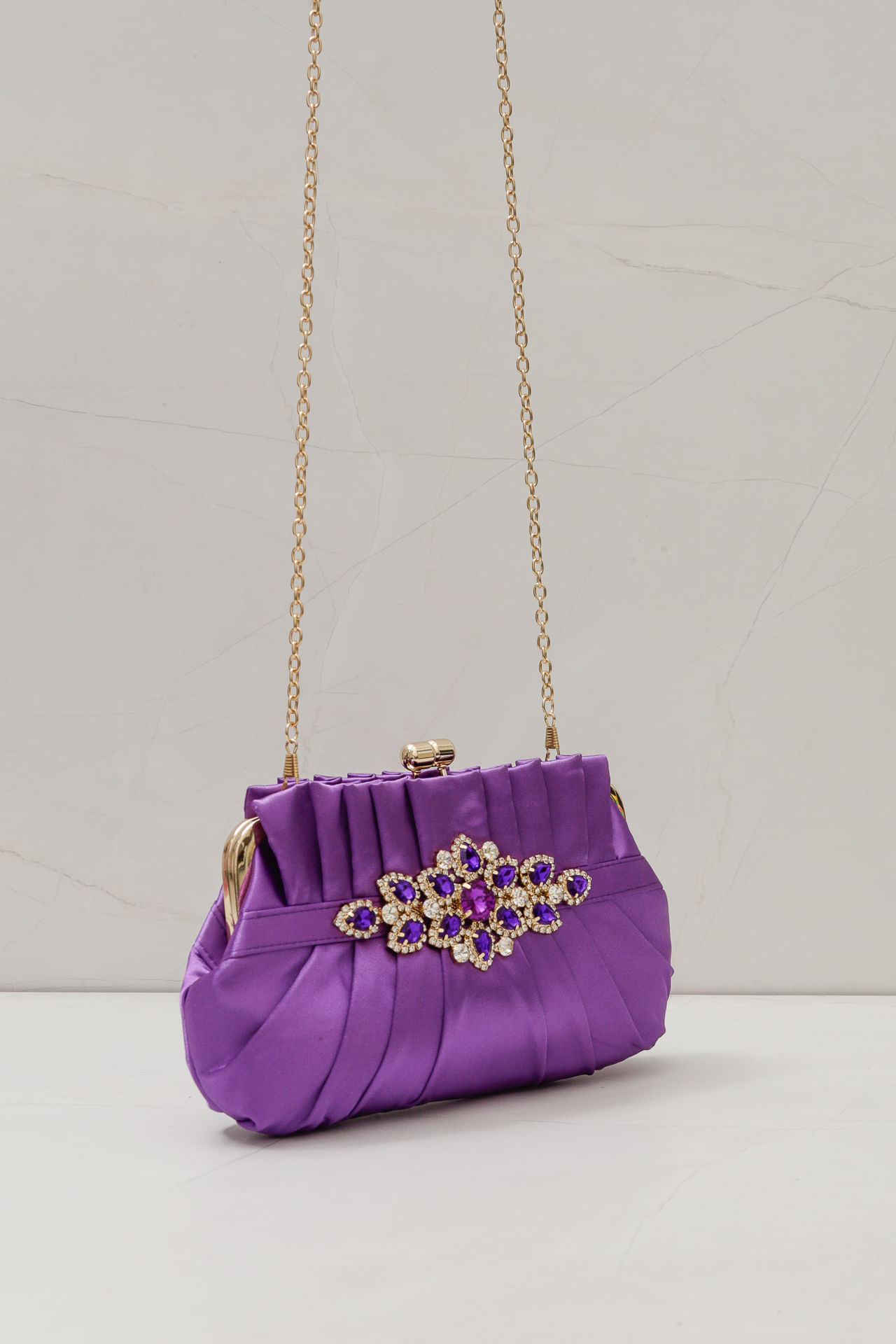 9035841 - Bolsa Clutch Super Luxo ROXO 9035841 - Bolsa Clutch Super Luxo ROXO - Imagem 2