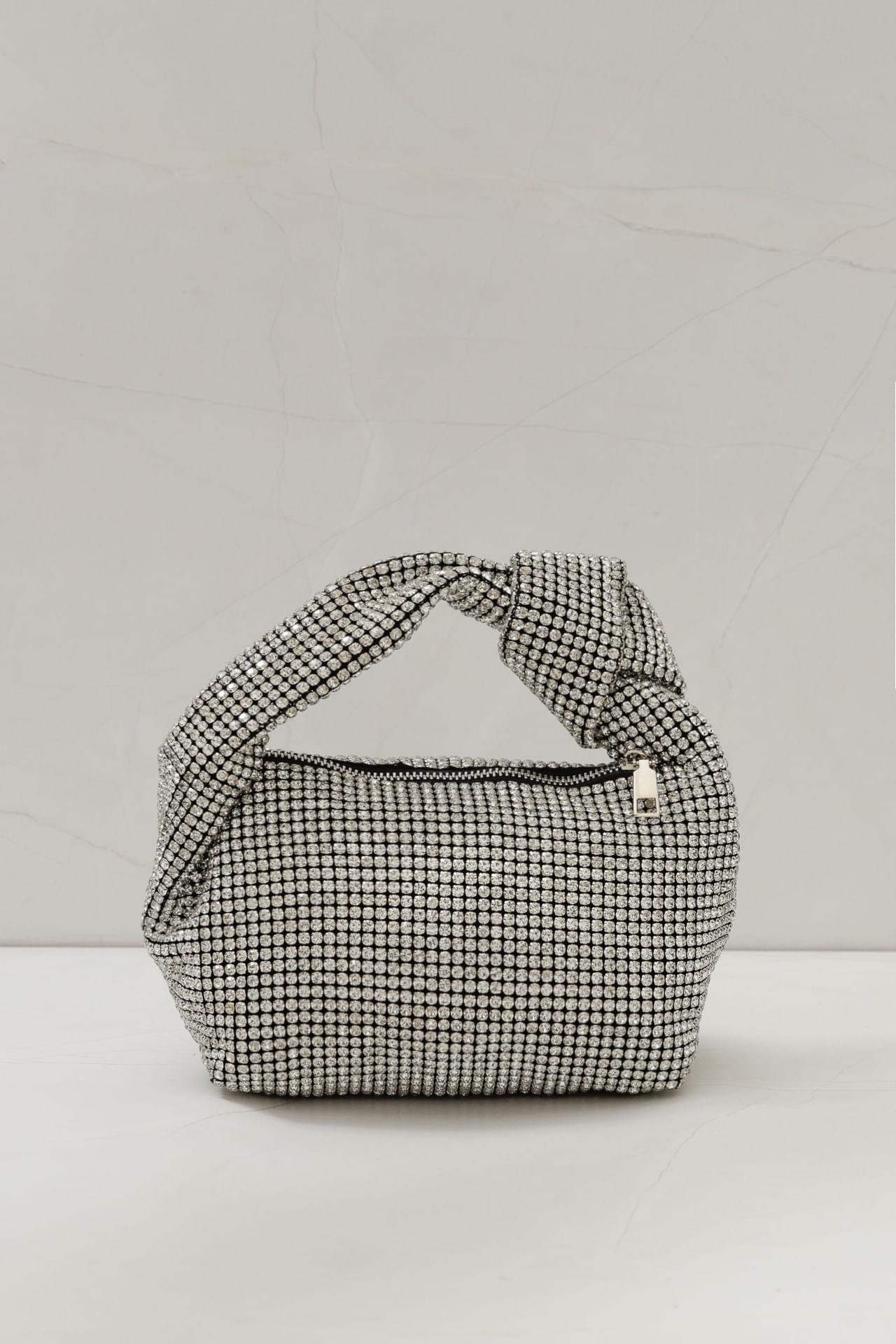9035868 - Bolsa Strass Alça Nó PRATA 9035868 - Bolsa Strass Alça Nó PRATA - Imagem 1