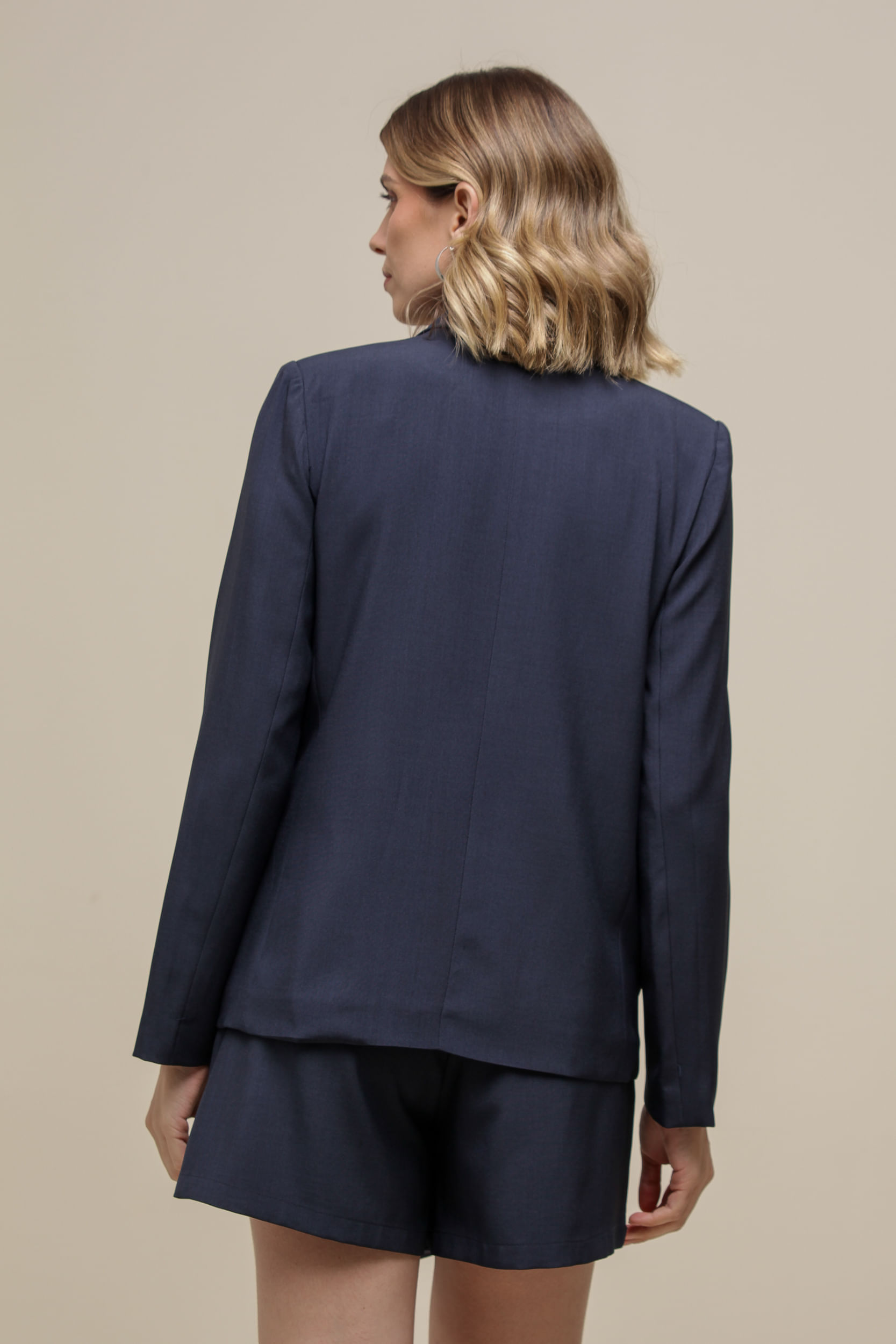 9036461 - Blazer Alfaiataria Alongado MARINHO 9036461 - Blazer Alfaiataria Alongado MARINHO