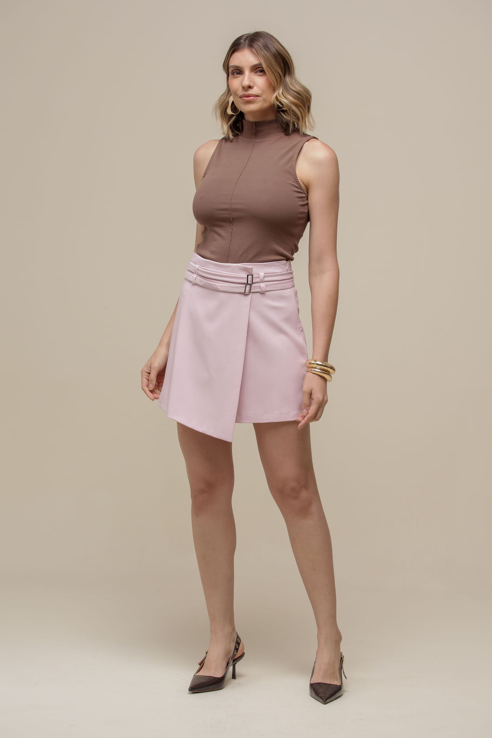 9036517 - Blusa Det Vivos MARROM 9036517 - Blusa Det Vivos MARROM