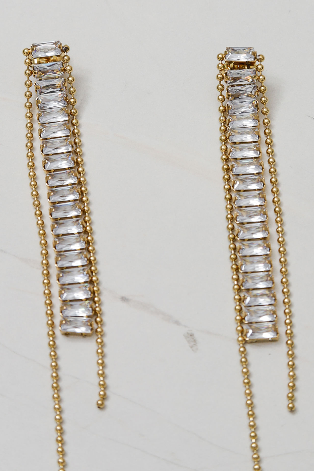 9036694 - Brinco Detalhe Pedras DOURADO 9036694 - Brinco Detalhe Pedras DOURADO