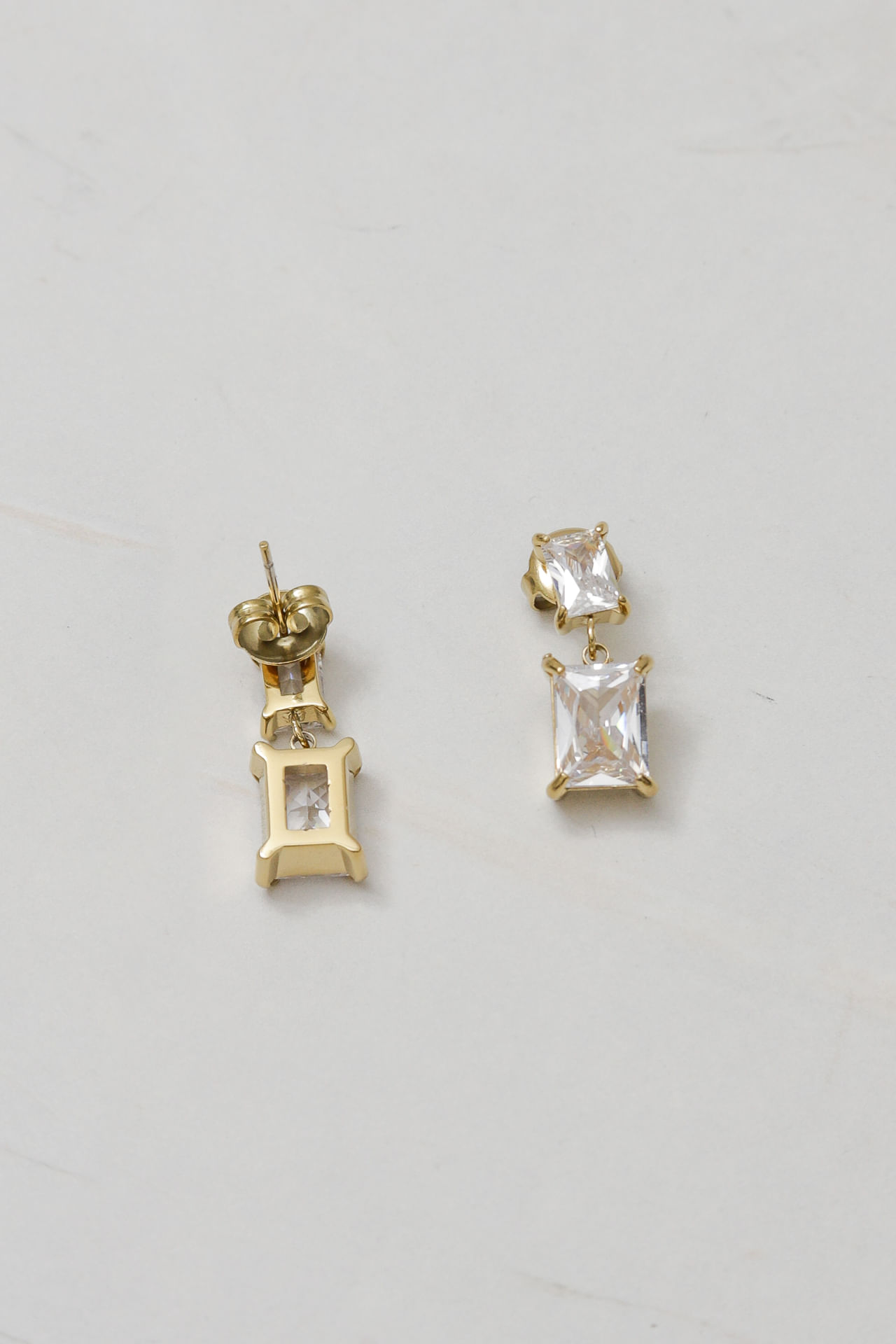 9036696 - Brinco Duplo Brilho DOURADO 9036696 - Brinco Duplo Brilho DOURADO
