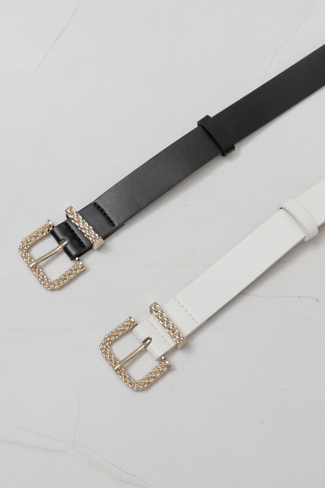 Cinto Fivela Detalhada OFF-WHITE Cinto Fivela Detalhada OFF-WHITE