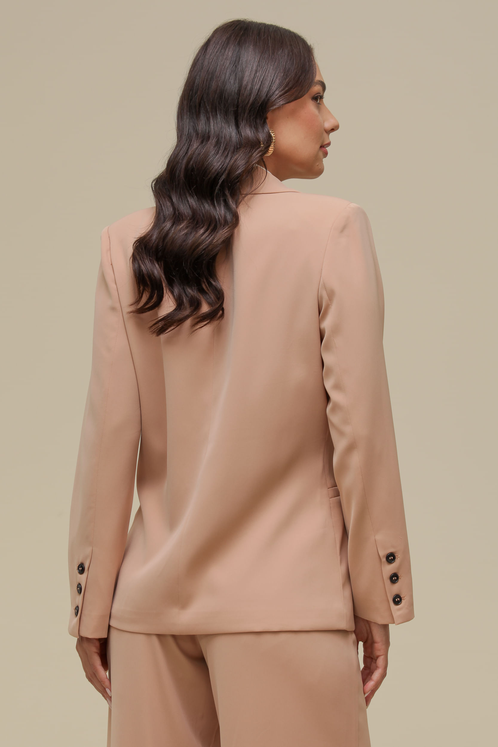 9036380 - Blazer Alfaiataria Alongado CARAMELO 9036380 - Blazer Alfaiataria Alongado CARAMELO