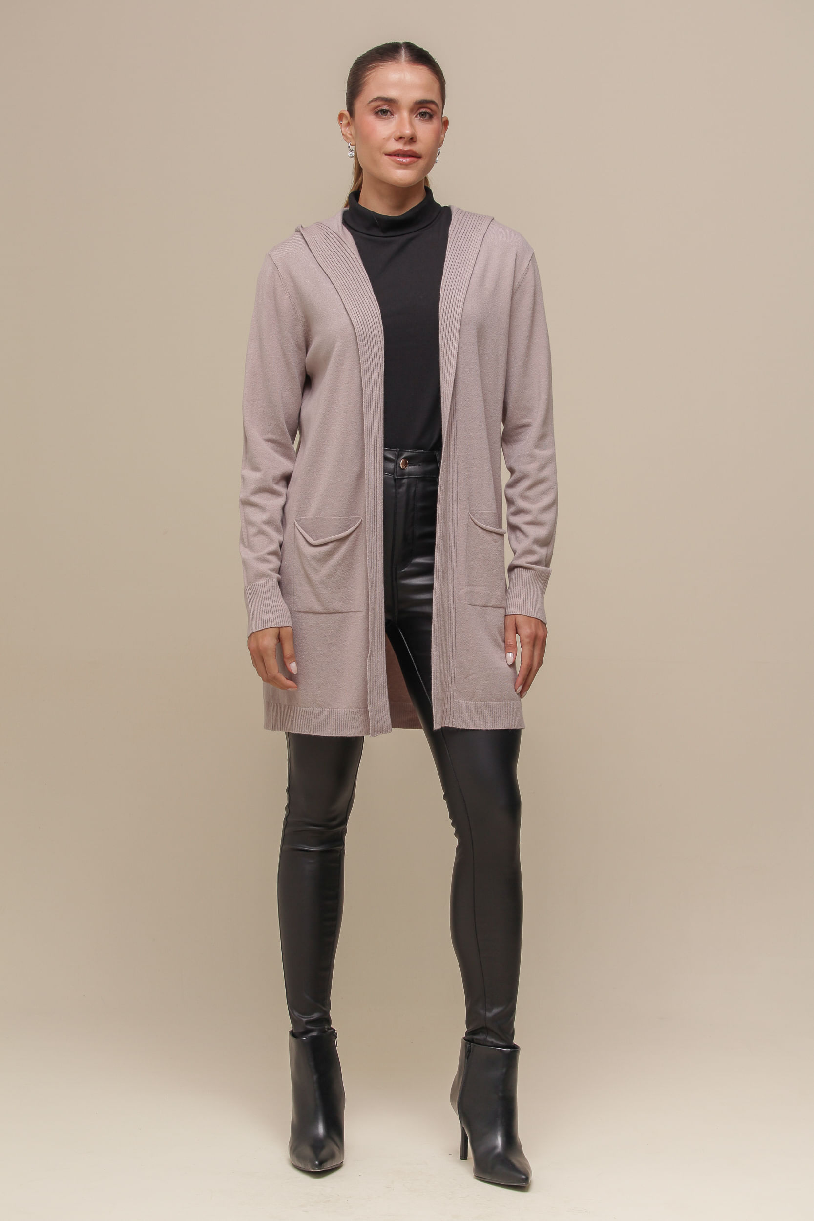 9035050 - Cardigan Tricô Alongado Bolsos  FENDI