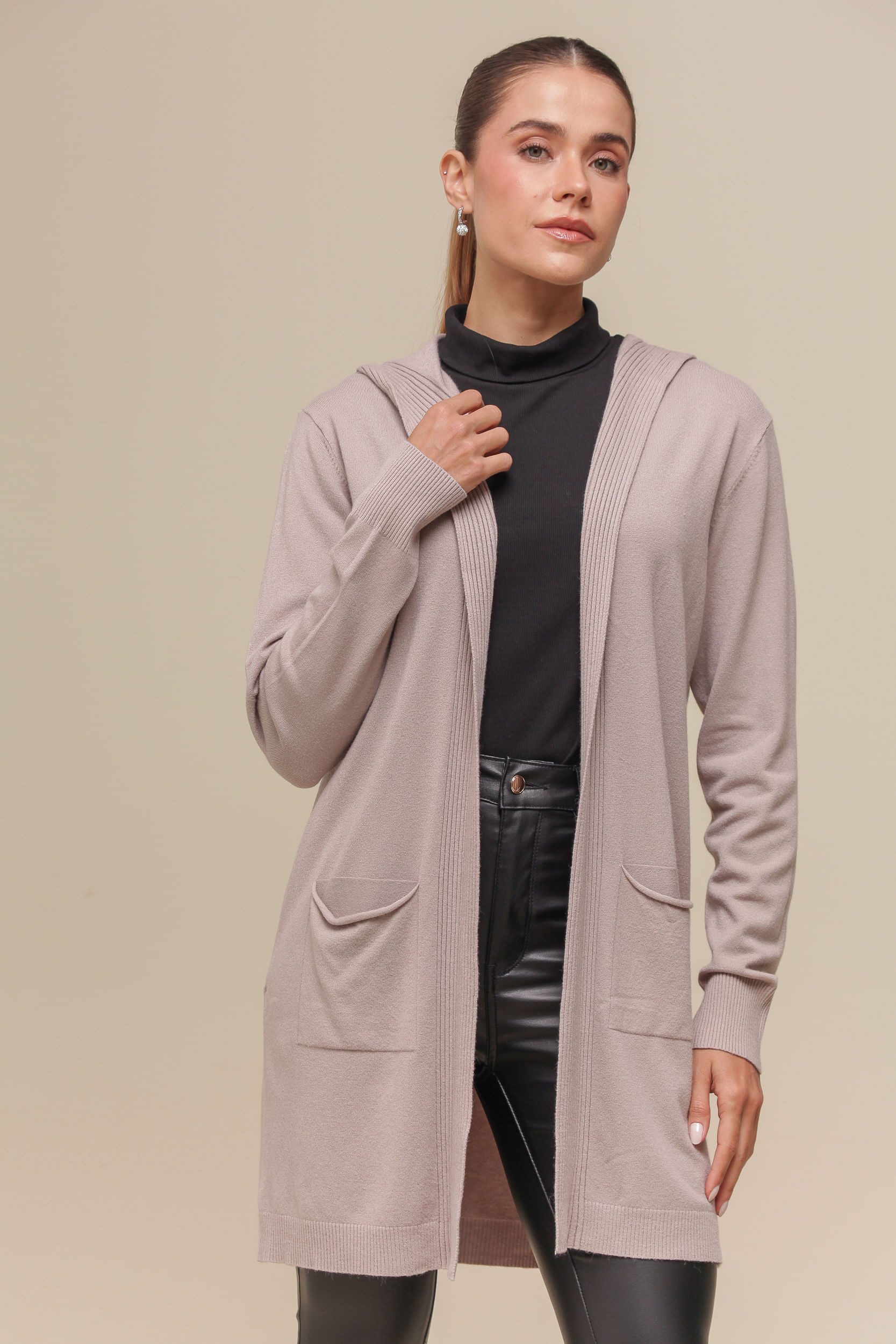 9035050 - Cardigan Tricô Alongado Bolsos FENDI 9035050 - Cardigan Tricô Alongado Bolsos FENDI