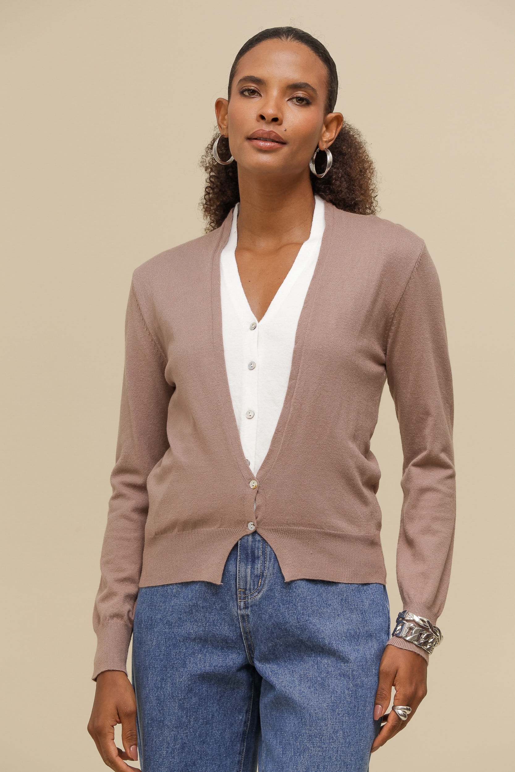 9035059 - Cardigan Tricô Duplo FENDI