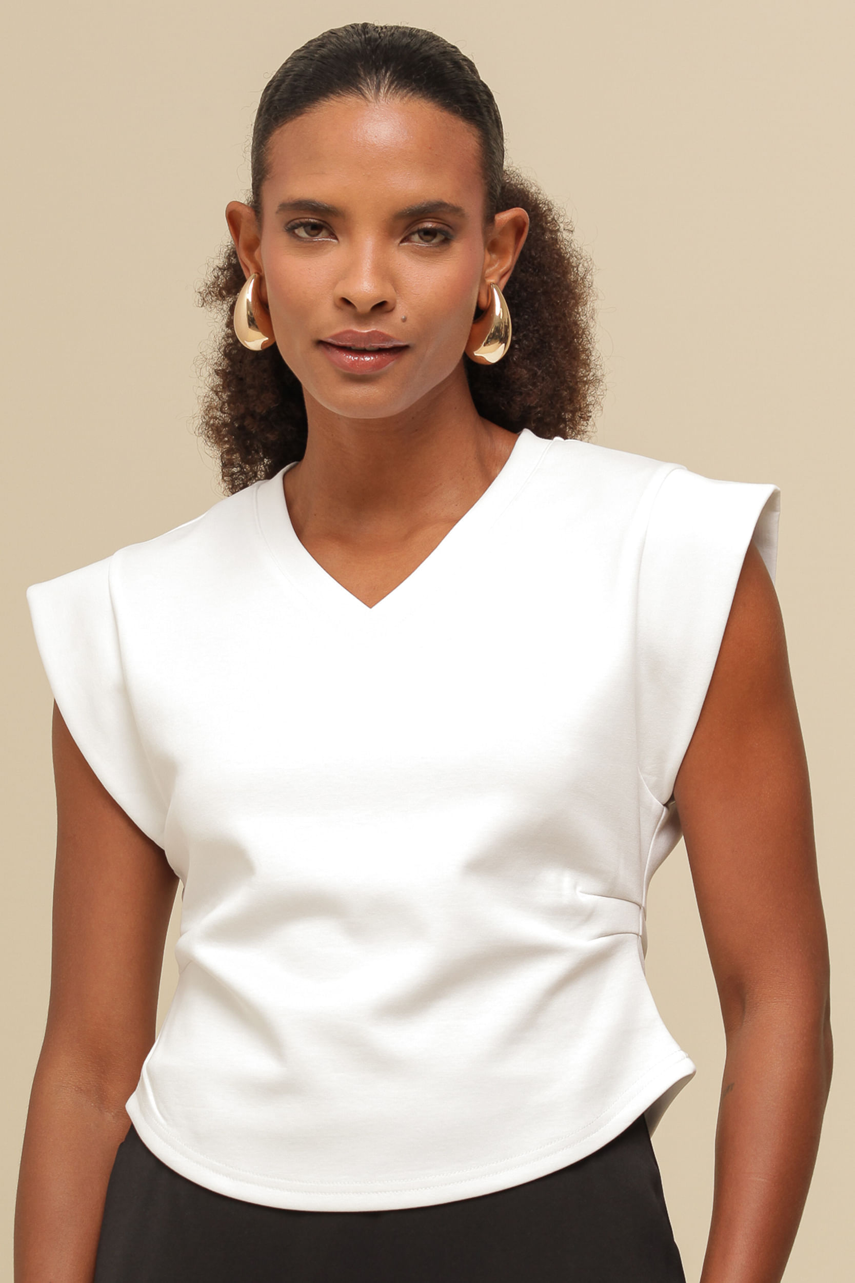 9036346 - Blusa Malha Manga Larga OFF-WHITE 9036346 - Blusa Malha Manga Larga OFF-WHITE