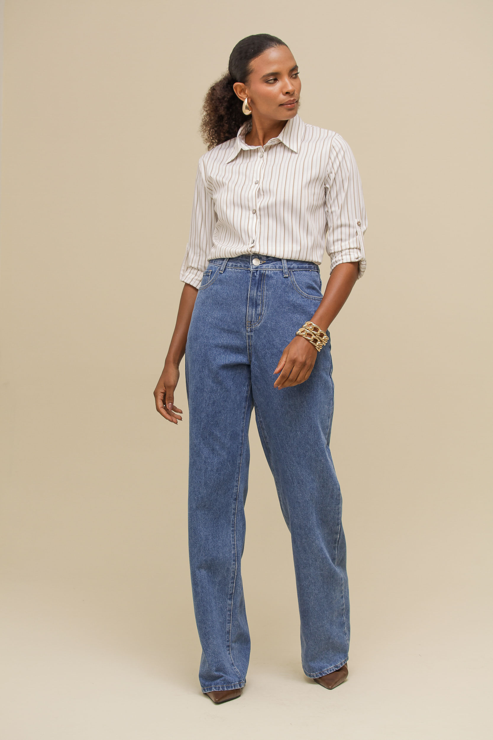 9036728 - Calça Jeans Básico Reta JEANS 9036728 - Calça Jeans Básico Reta JEANS