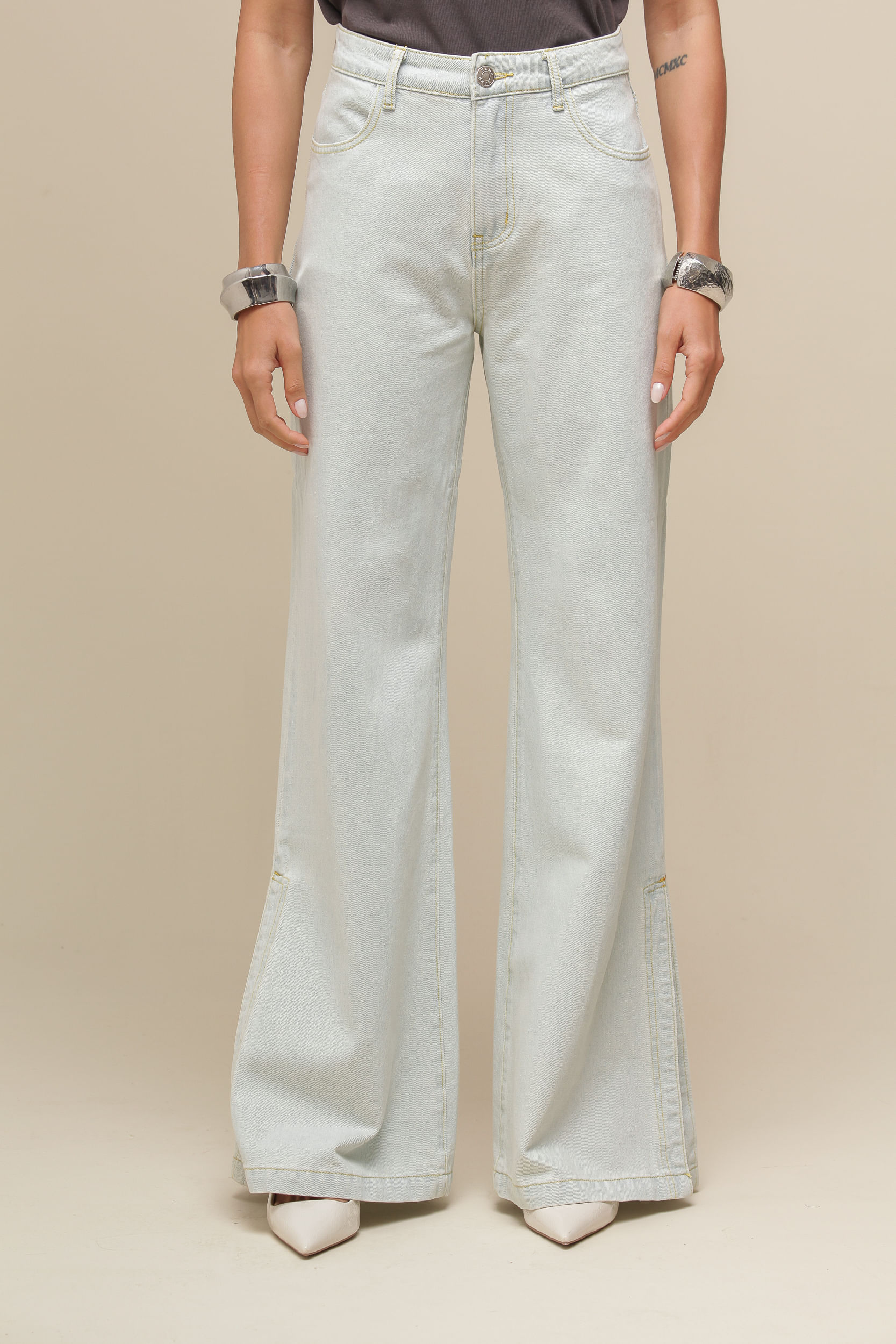 9036730 - Calça Jeans Pantalona JEANS 9036730 - Calça Jeans Pantalona JEANS