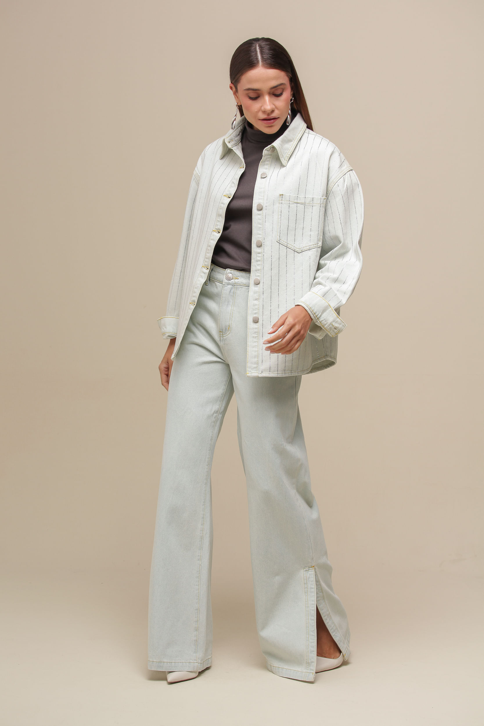 9036730 - Calça Jeans Pantalona JEANS 9036730 - Calça Jeans Pantalona JEANS