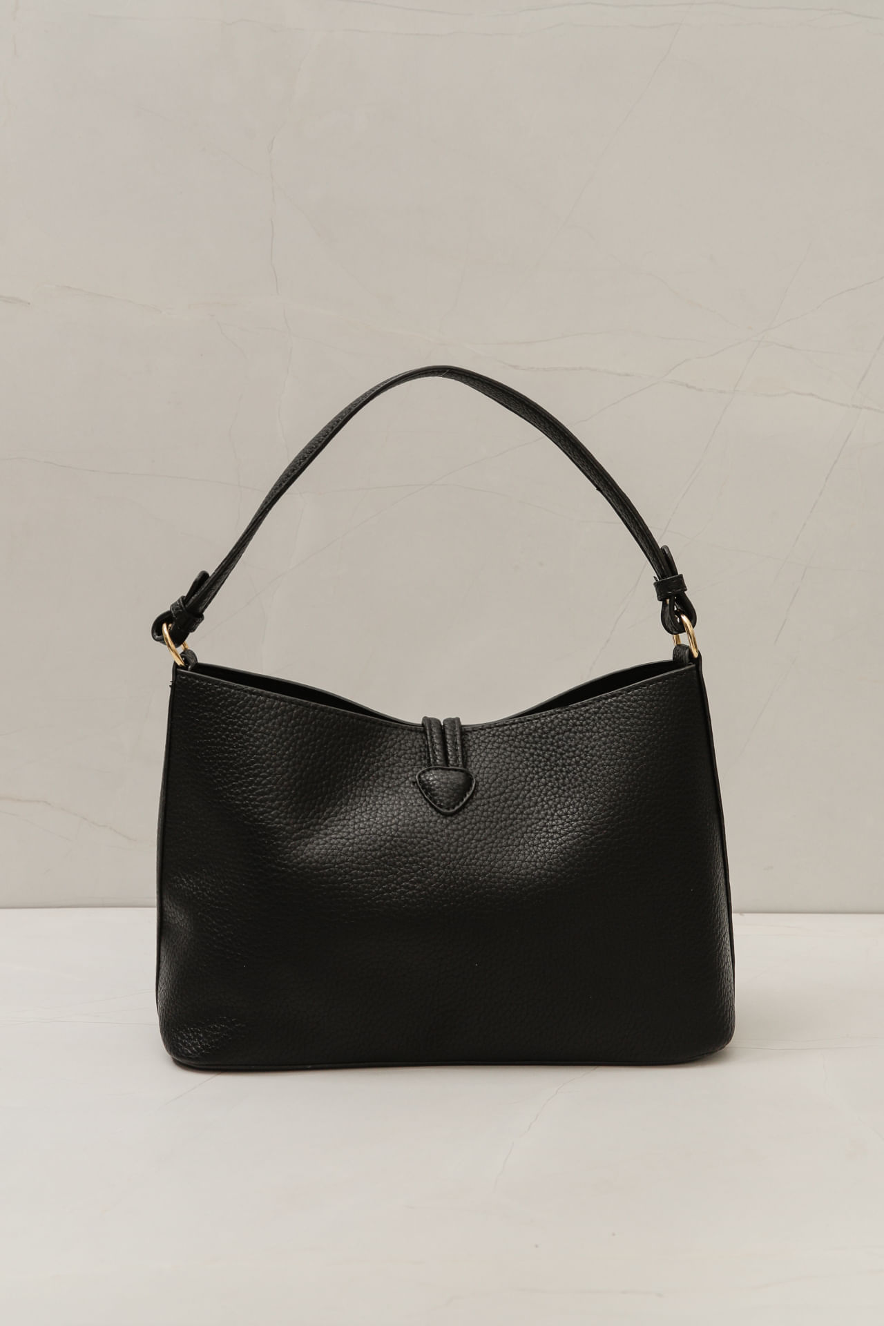 9035892 - Bolsa Alça Fecho Botão PRETO 9035892 - Bolsa Alça Fecho Botão PRETO