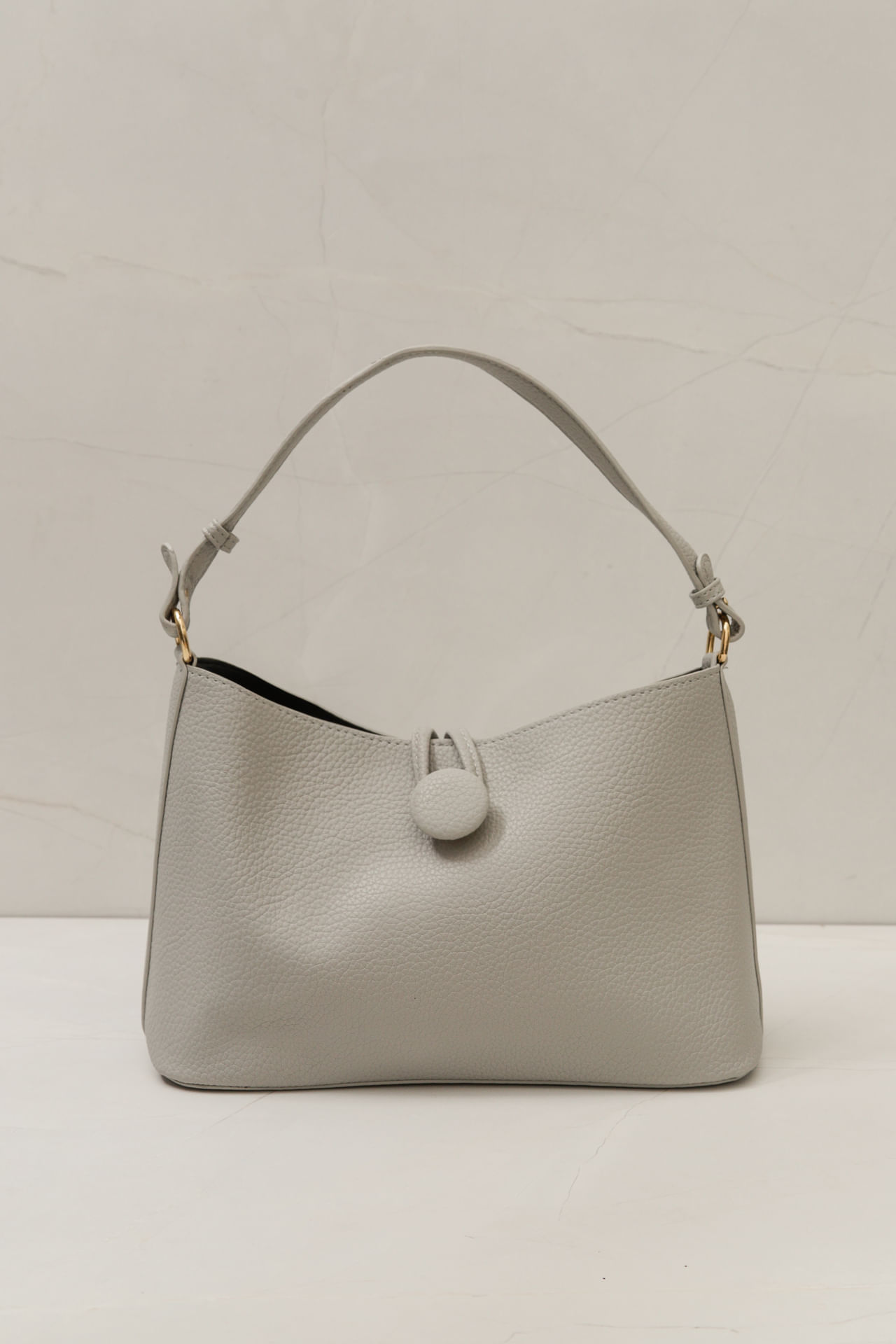 9035892 - Bolsa Alça Fecho Botão  CINZA