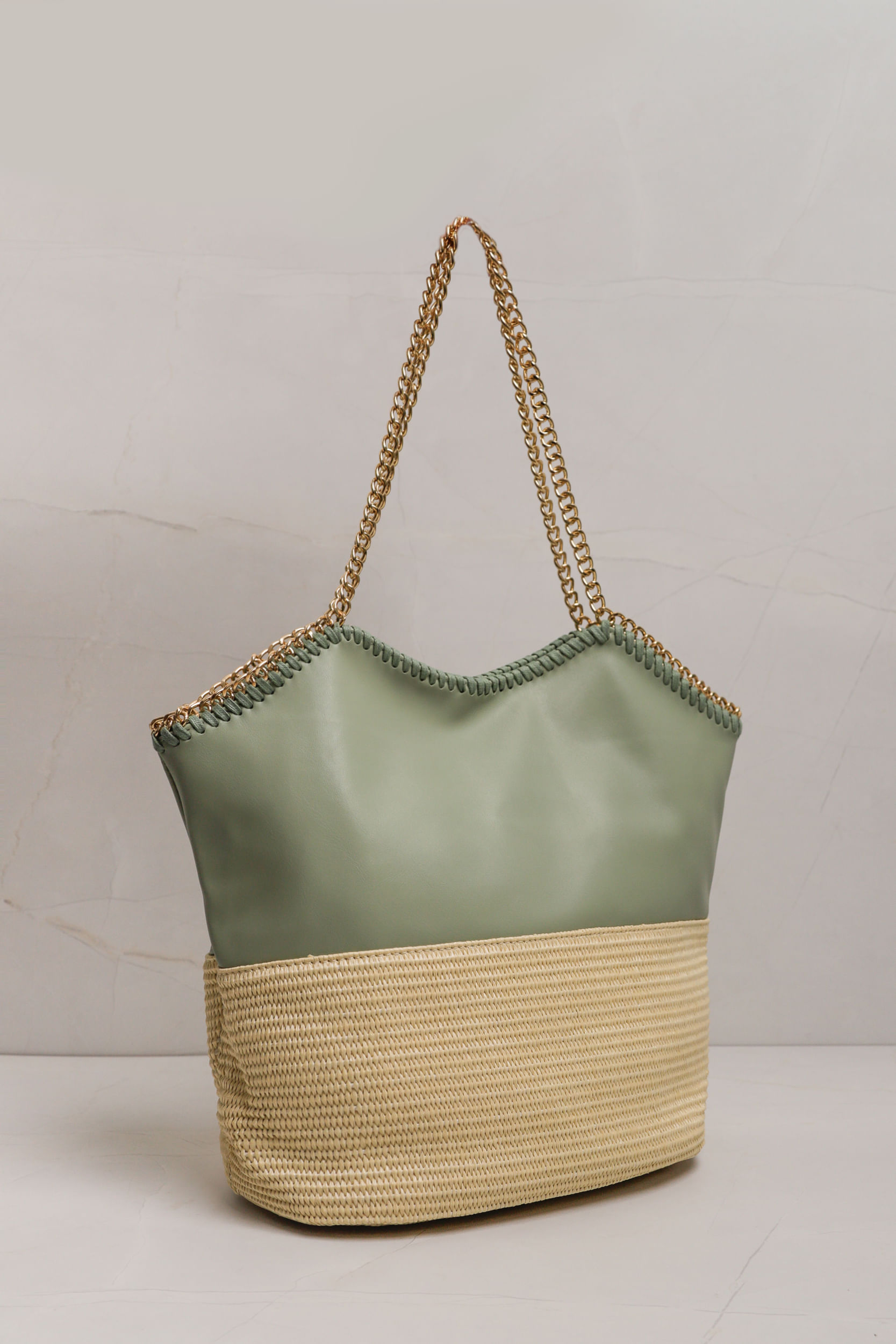 9036227 - Bolsa Chic Alça Corrente  VERDE  - Imagem 2