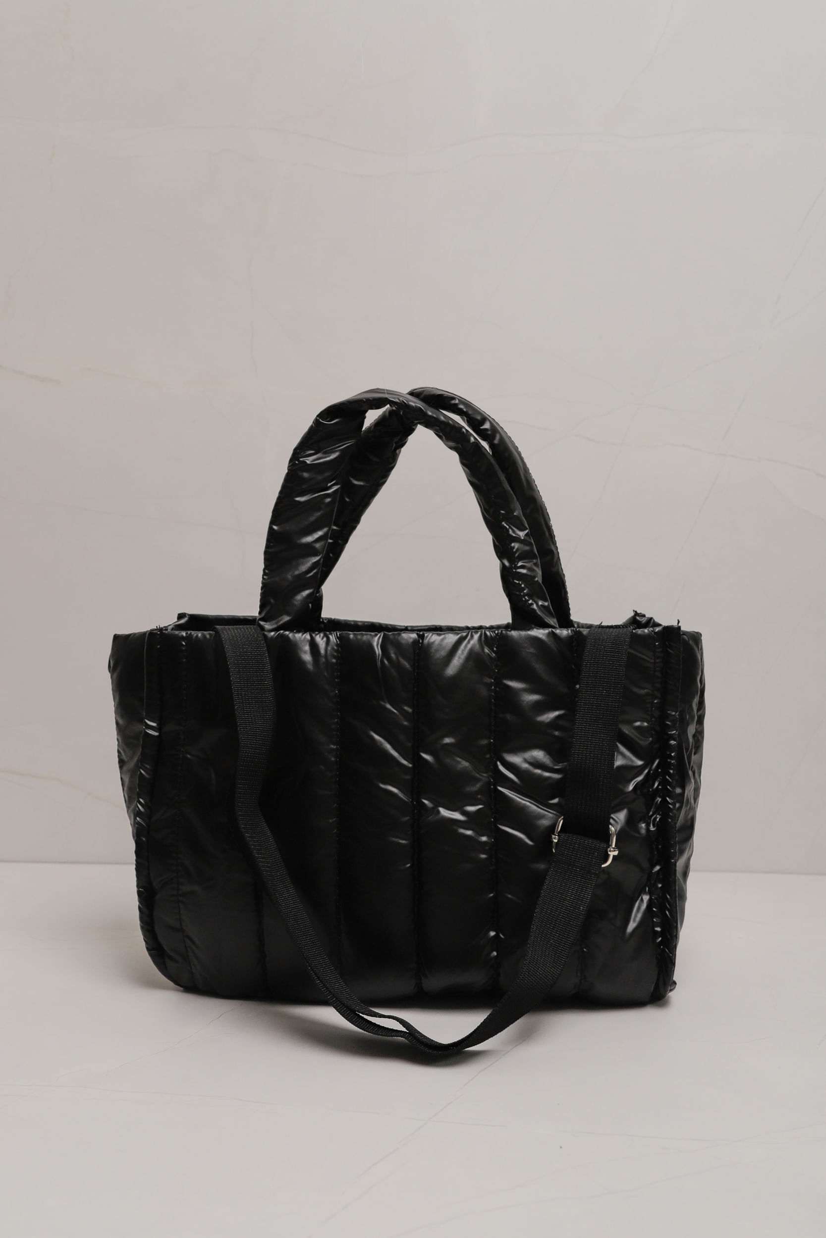 9035903 - Bolsa Alça Média Metalizada PRETO 9035903 - Bolsa Alça Média Metalizada PRETO