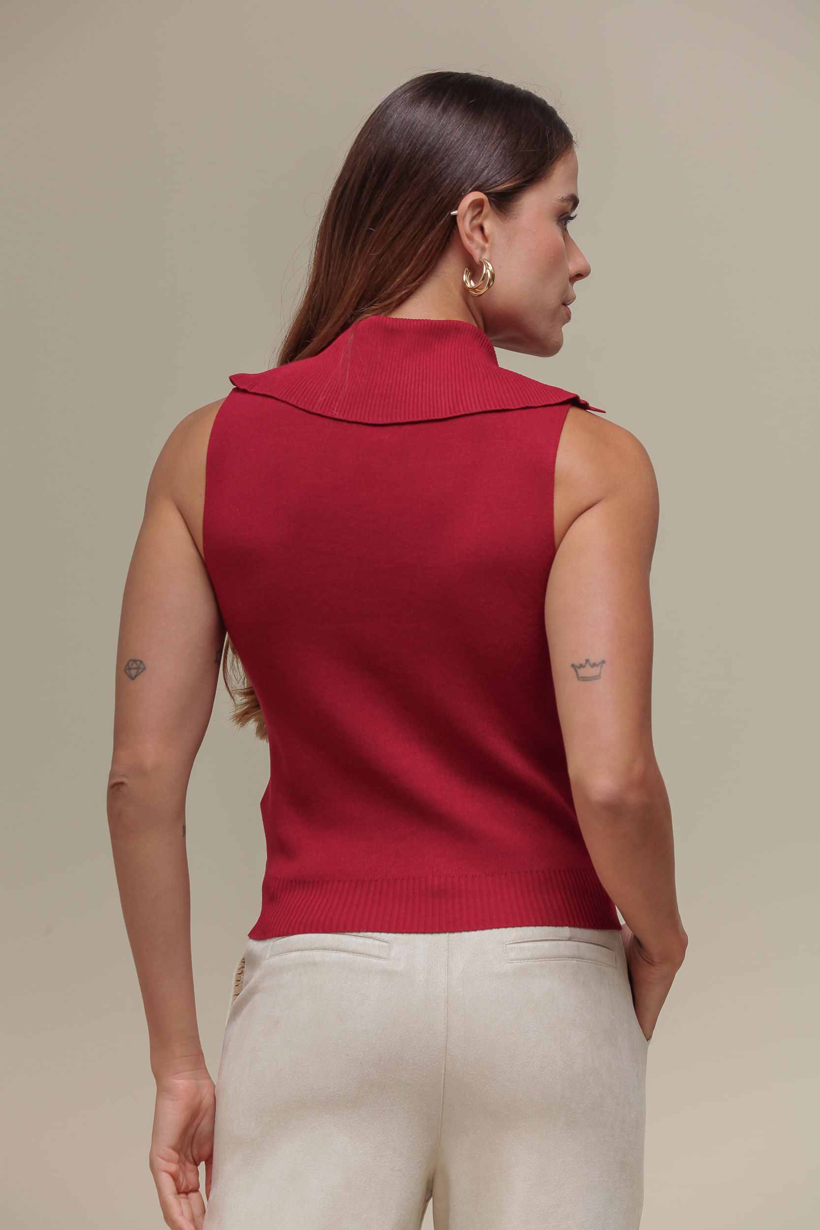9036576 - Regata Polo Tricô CEREJA 9036576 - Regata Polo Tricô CEREJA