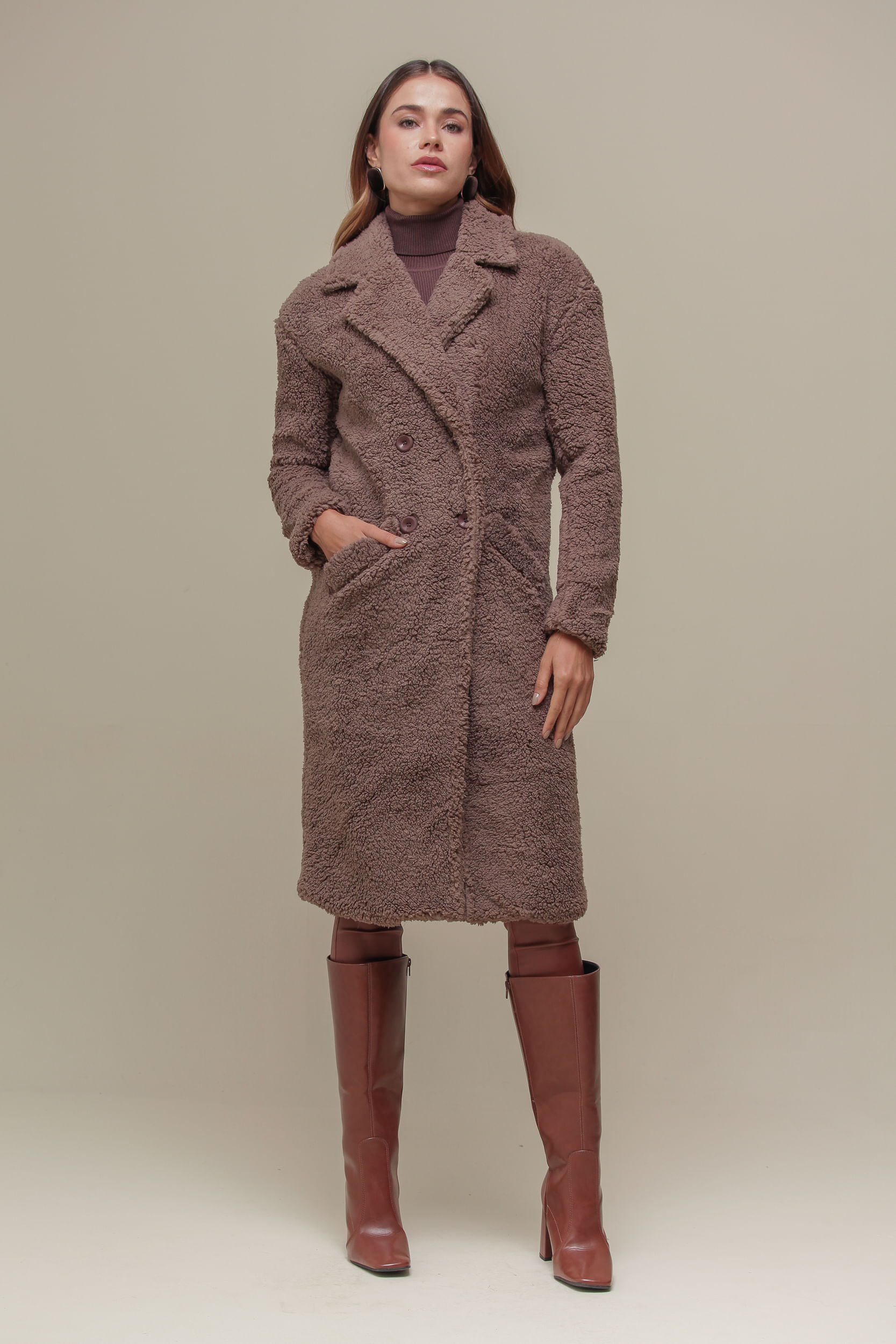Casaco Sobretudo Teddy Comfy  FENDI