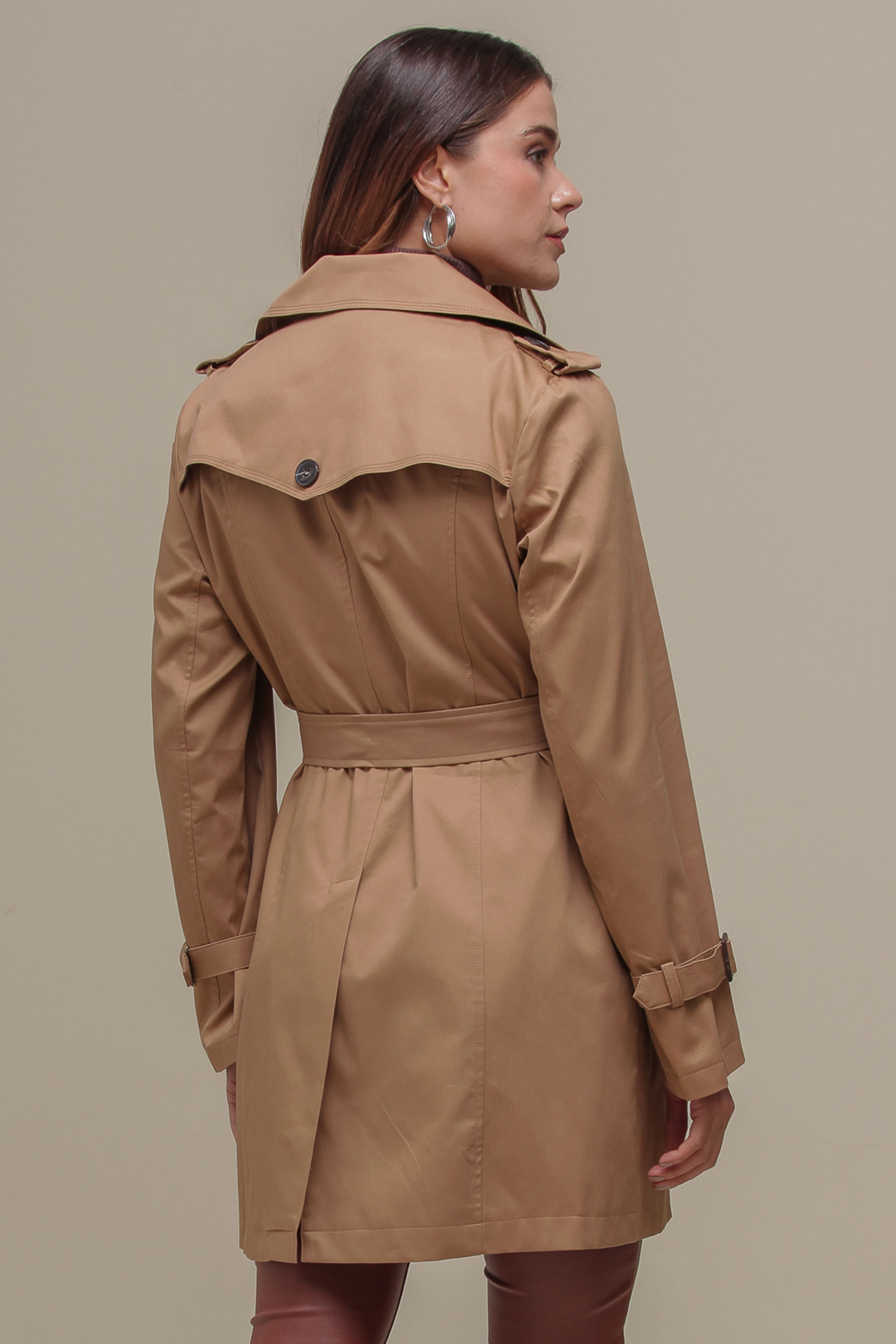 9036628 - Trench Coat Alongado BEGE 9036628 - Trench Coat Alongado BEGE