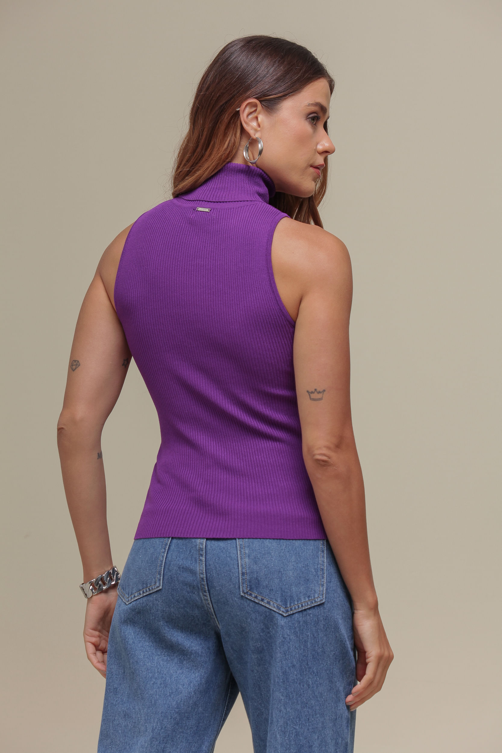 9036778 - Regata Cachecol Recorte ROXO 9036778 - Regata Cachecol Recorte ROXO