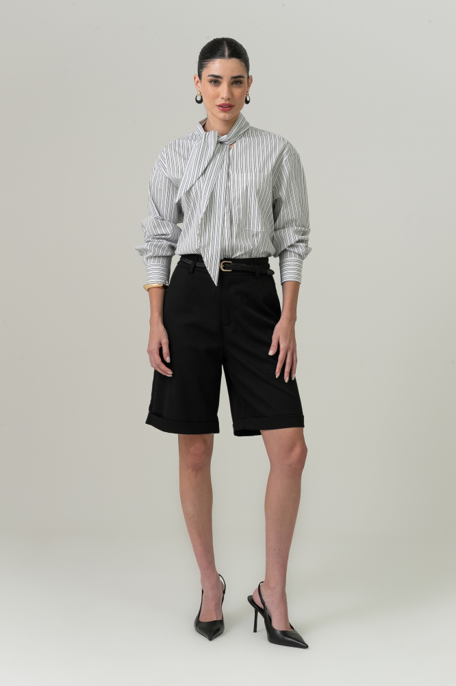 9038689 - Bermuda Cinto Sophia PRETO