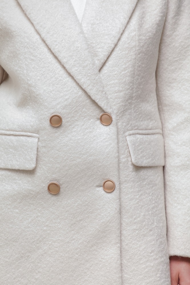 9036636 - Blazer Alongado Lapelas e Bolso OFF-WHITE 9036636 - Blazer Alongado Lapelas e Bolso OFF-WHITE