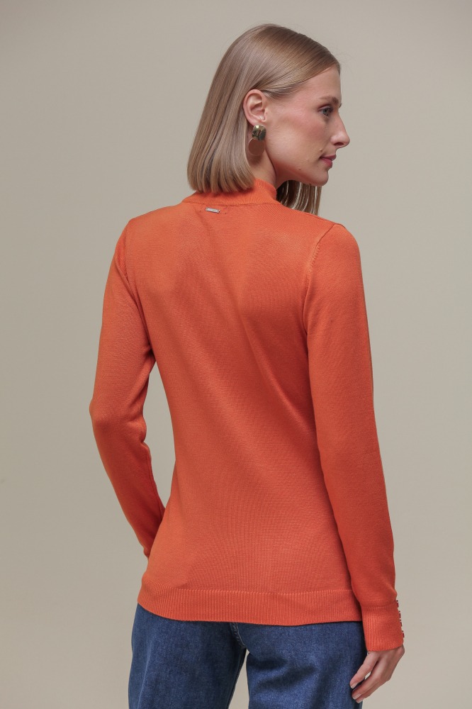 Blusa Cacharrel Tricô LARANJA Blusa Cacharrel Tricô LARANJA