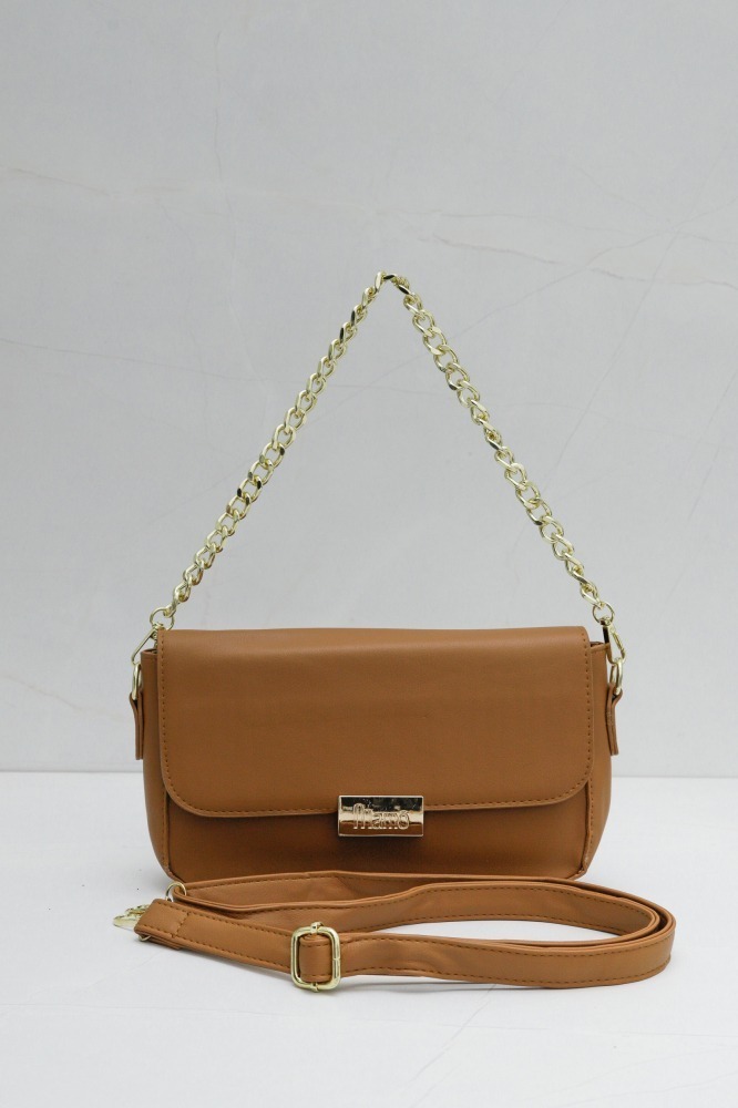 9037241 - Bolsa Média Detalhe Corrente MARROM 9037241 - Bolsa Média Detalhe Corrente MARROM