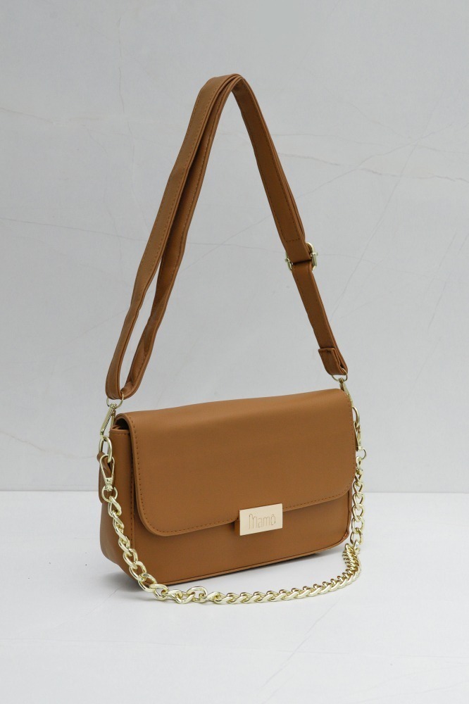 9037241 - Bolsa Média Detalhe Corrente MARROM 9037241 - Bolsa Média Detalhe Corrente MARROM