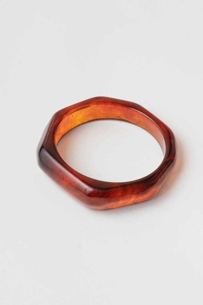 9037846 - Bracelete Resinado Fino Geométrico MARROM 9037846 - Bracelete Resinado Fino Geométrico MARROM