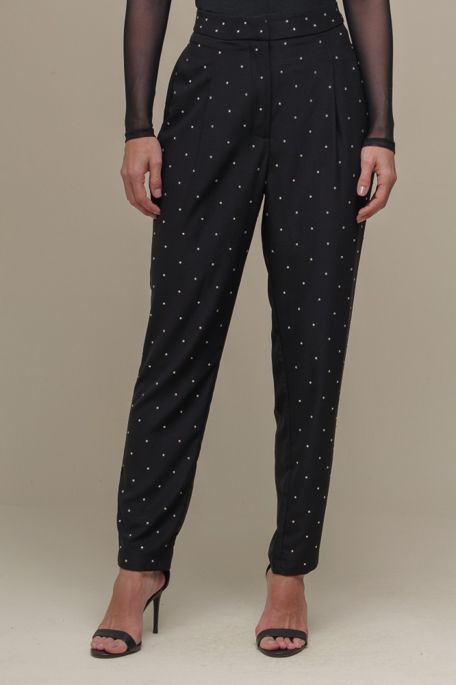 9036328 - Calça Alfaiataria Brilhos PRETO 9036328 - Calça Alfaiataria Brilhos PRETO