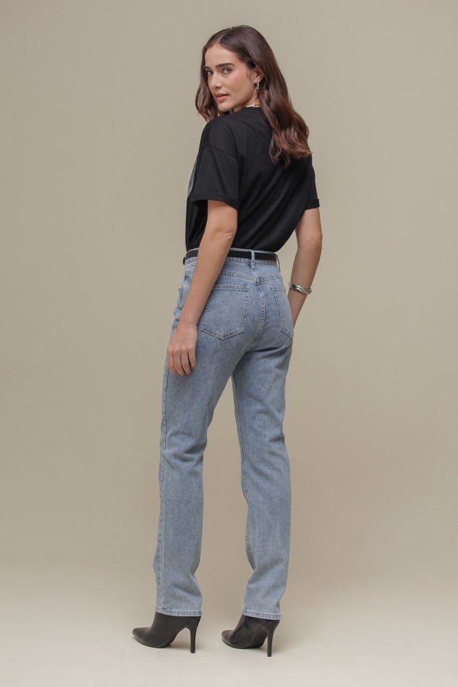 9036375 - Calça Jeans Recorte Orgânico Reta JEANS 9036375 - Calça Jeans Recorte Orgânico Reta JEANS