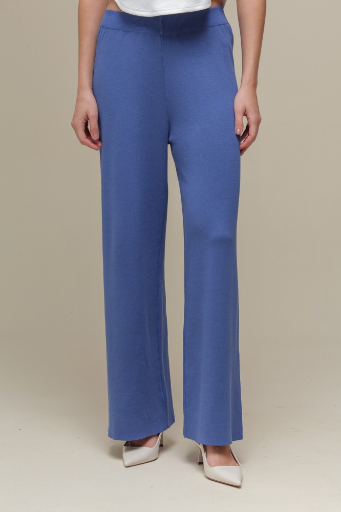9036313 - Calça Pantacourt Tricô Básica AZUL