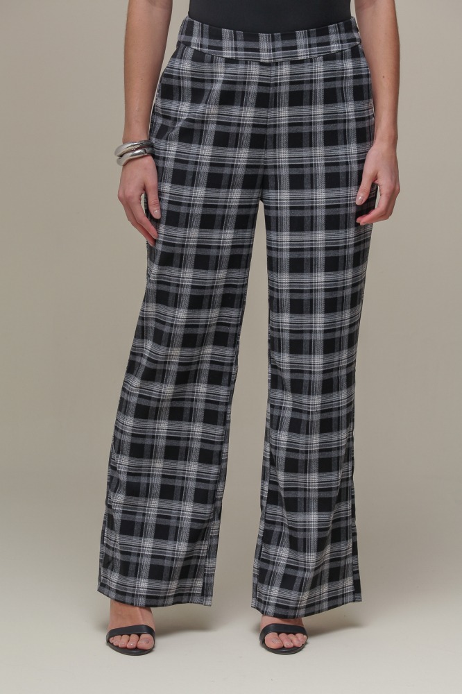 9035255 - Calça Xadrez Reta PRETO 9035255 - Calça Xadrez Reta PRETO