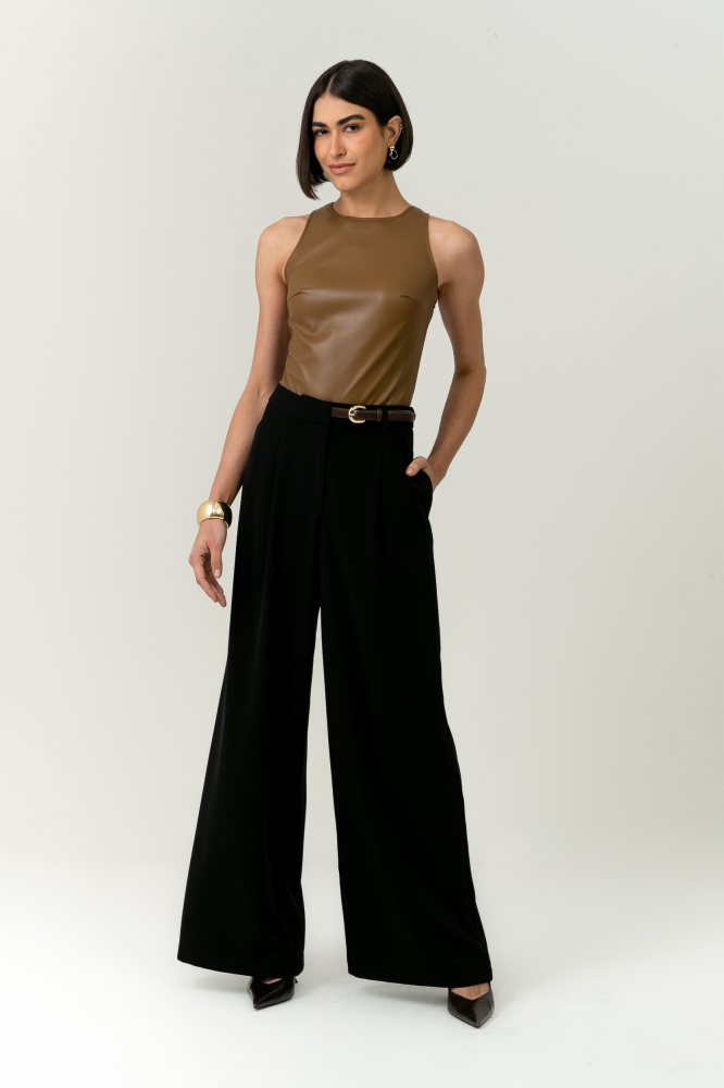 9038693 - Calça Cinto Lina PRETO 9038693 - Calça Cinto Lina PRETO