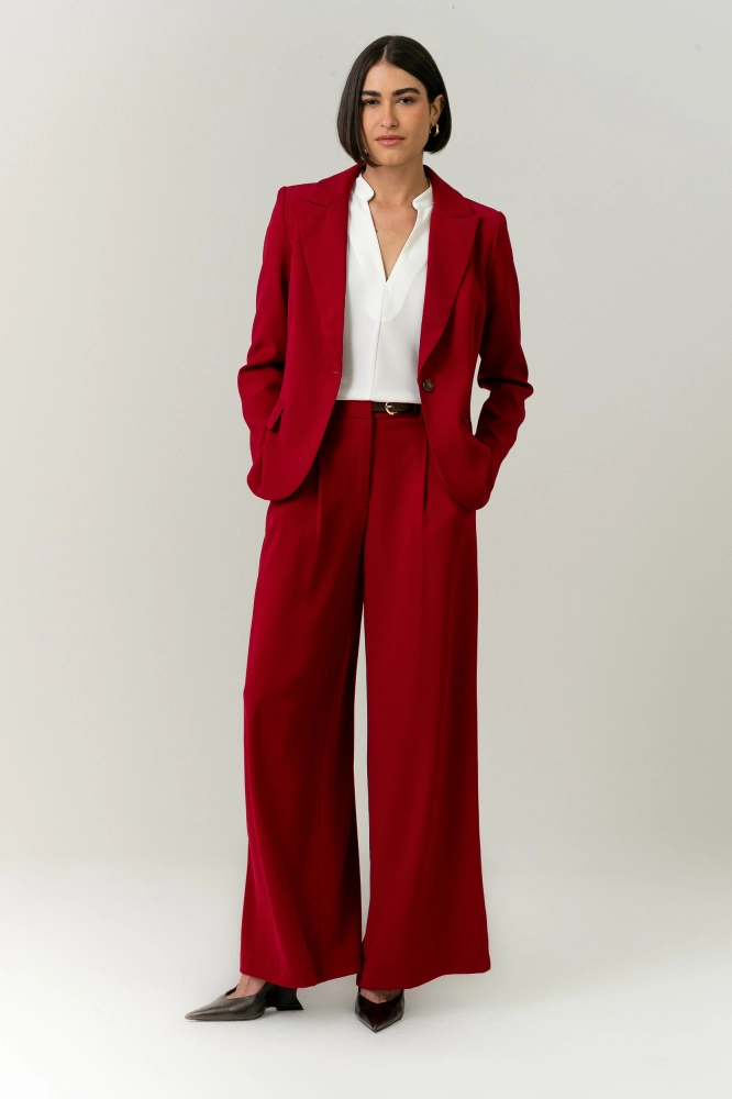 9038693 - Calça Cinto Lina VERMELHO 9038693 - Calça Cinto Lina VERMELHO - Imagem 1