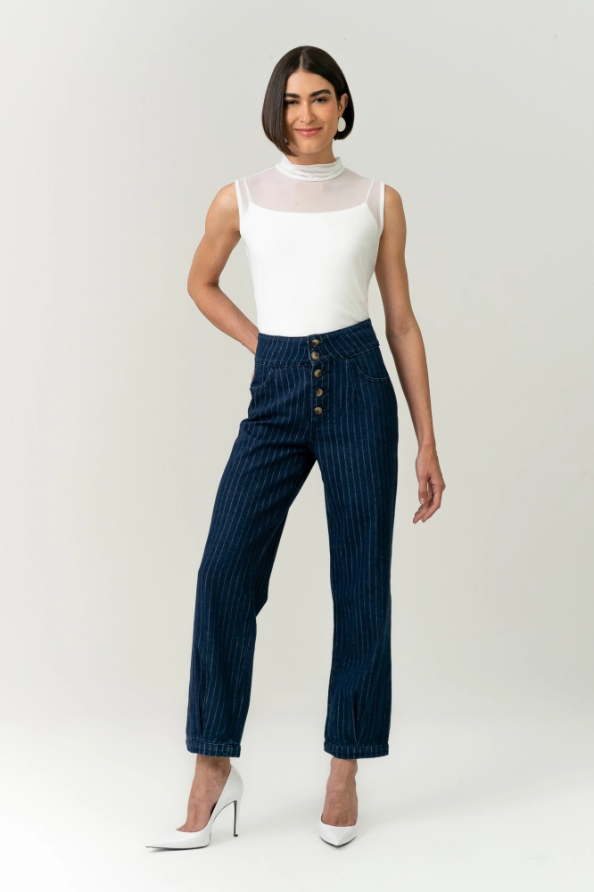 9038667 - Calça Jeans Reta JEANS 9038667 - Calça Jeans Reta JEANS - Imagem 1
