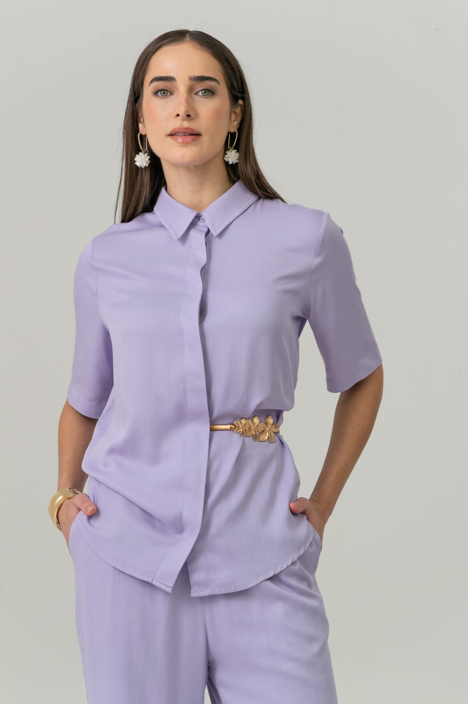 9038695 - Camisa Giverny LILAS