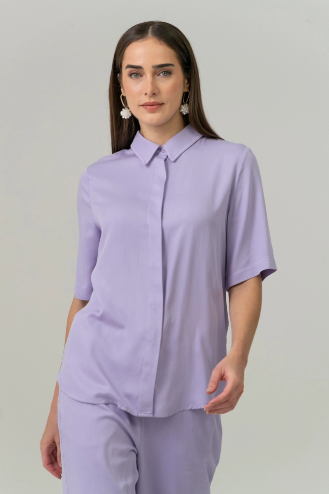 9038695 - Camisa Giverny LILAS 9038695 - Camisa Giverny LILAS - Imagem 1