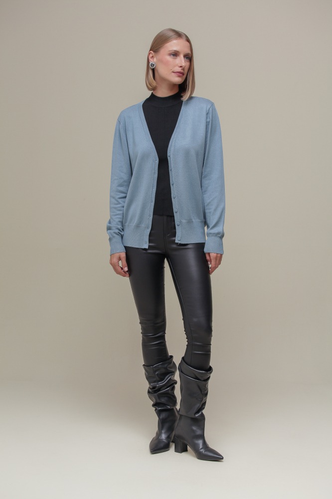 9037082 - Cardigan Decote V AZUL 9037082 - Cardigan Decote V AZUL
