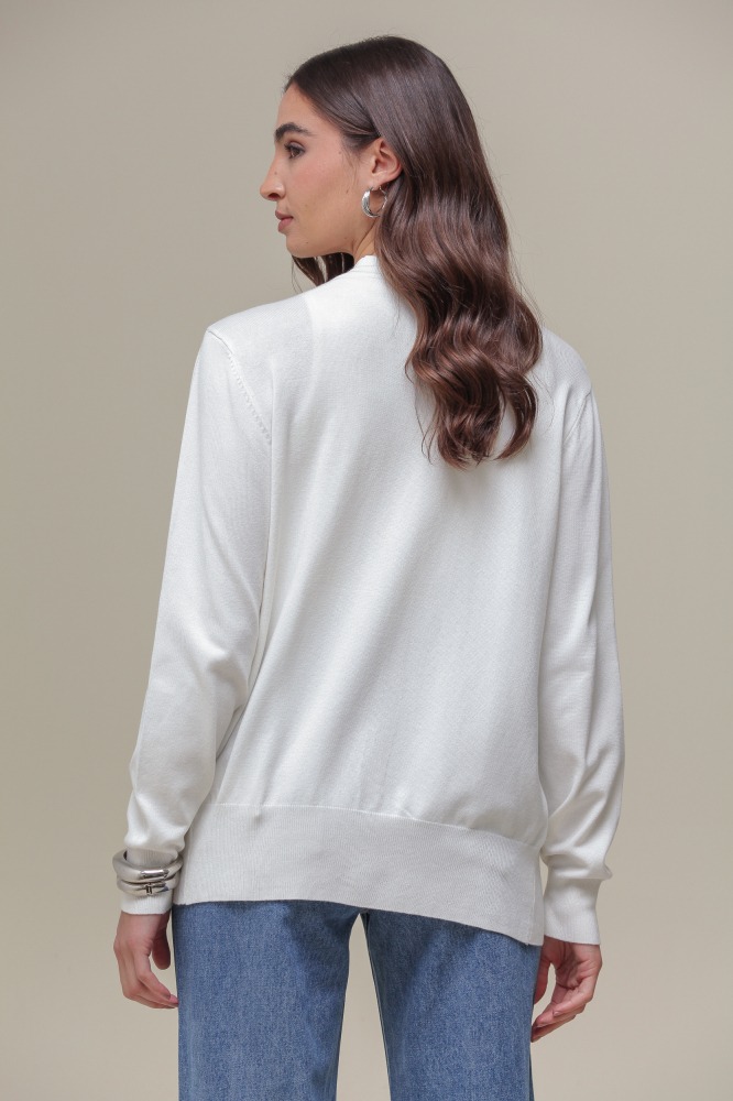 9037082 - Cardigan Decote V BRANCO 9037082 - Cardigan Decote V BRANCO