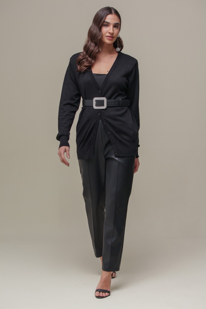 9037082 - Cardigan Decote V PRETO 9037082 - Cardigan Decote V PRETO