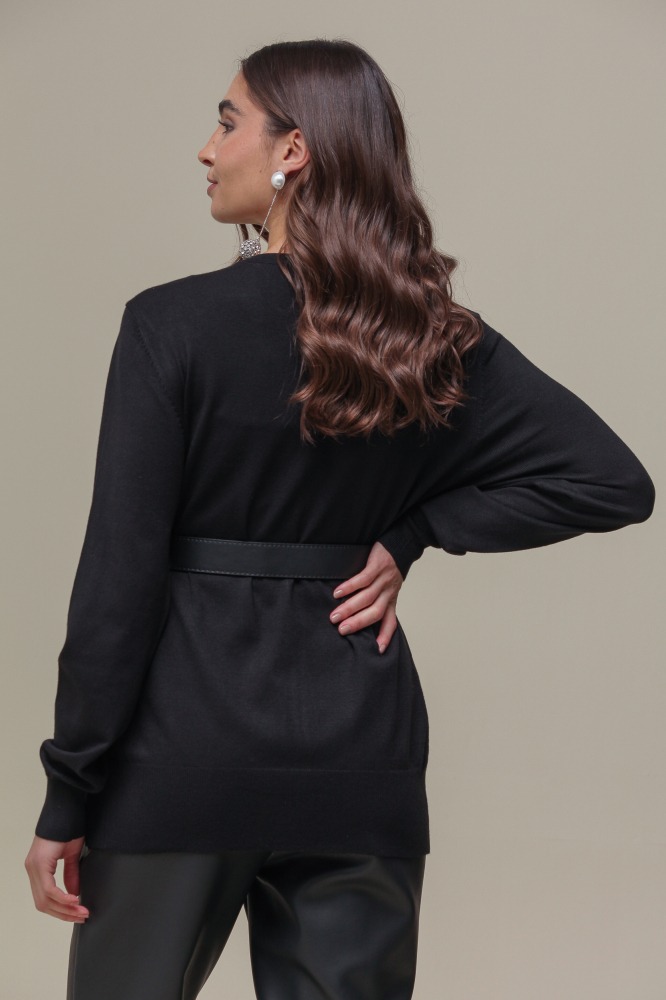 9037082 - Cardigan Decote V PRETO 9037082 - Cardigan Decote V PRETO